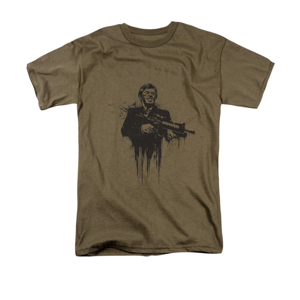 Scarface Grimace Brown T-Shirt
