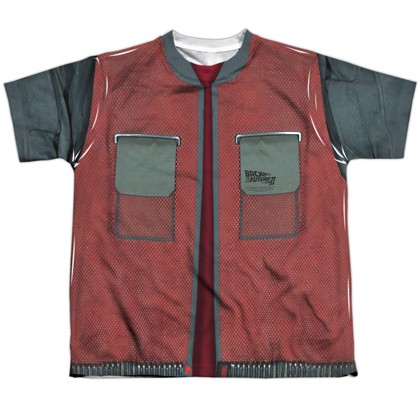 Back To The Future Jacket Youth Costume Tee