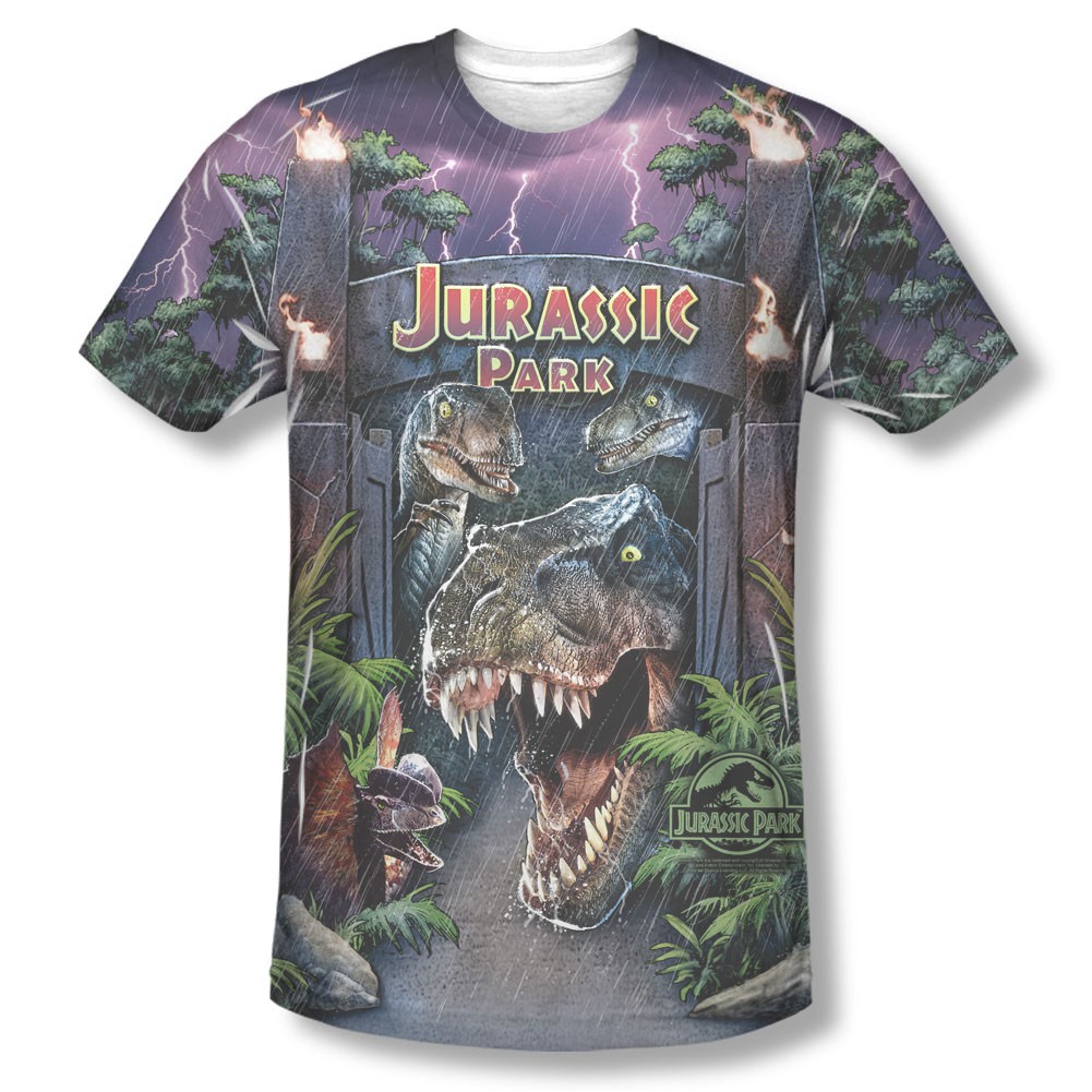 Jurassic Park Welcome To The Park Sublimation T-Shirt