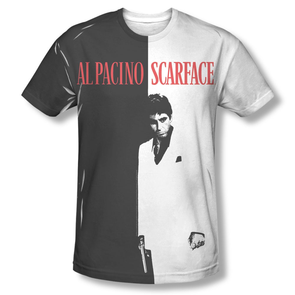 Scarface Movie Poster Sublimation T-Shirt