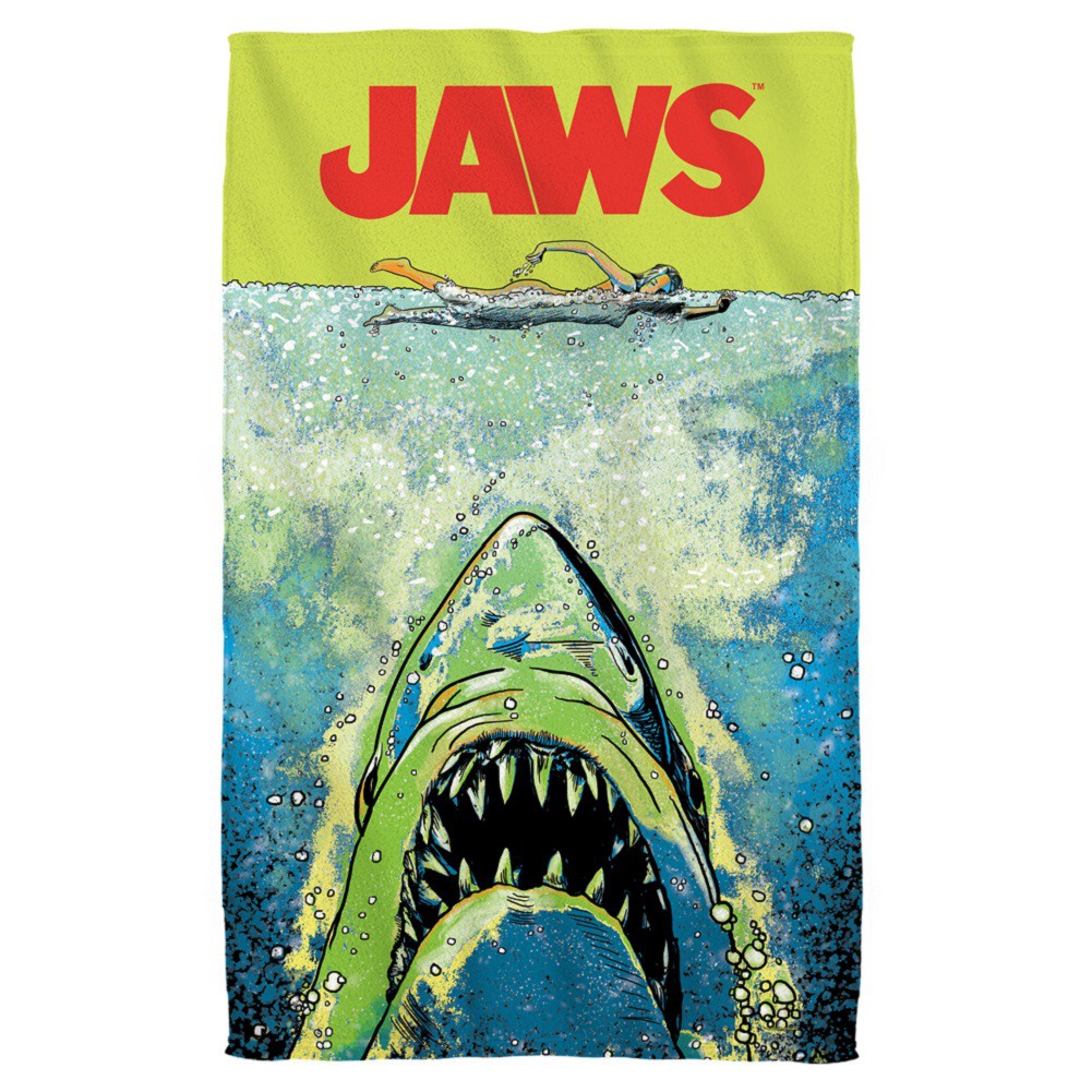 Jaws Neon Beach Towel