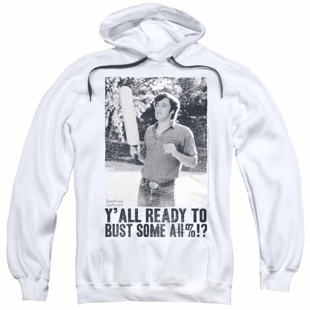 Dazed And Confused Paddle White Pullover Hoodie
