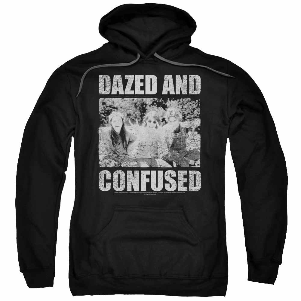 Dazed And Confused Rock On Black Pullover Hoodie