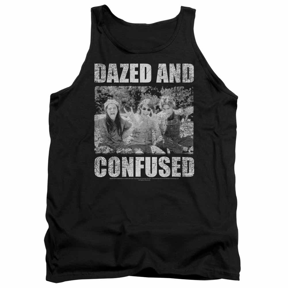 Dazed And Confused Rock On Black Tank Top