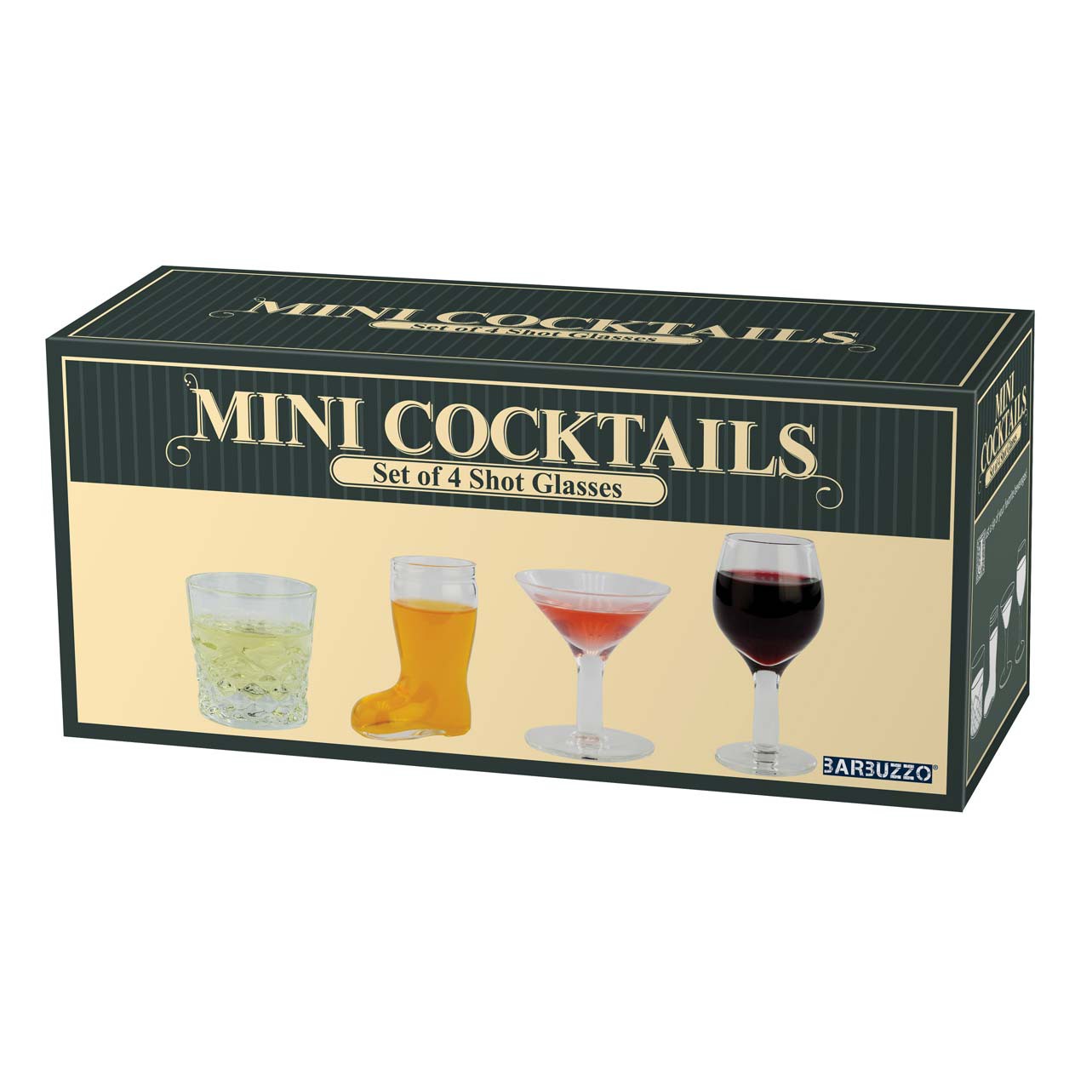 Mini Cocktail Four Pack Shot Glasses