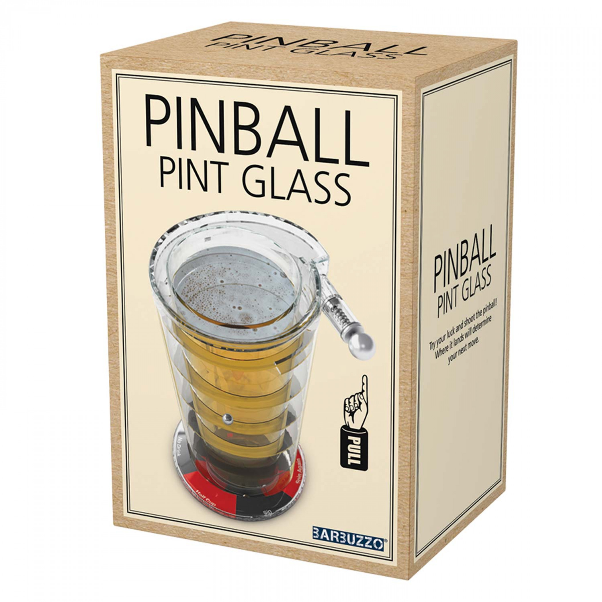 Pinball Pint Glass