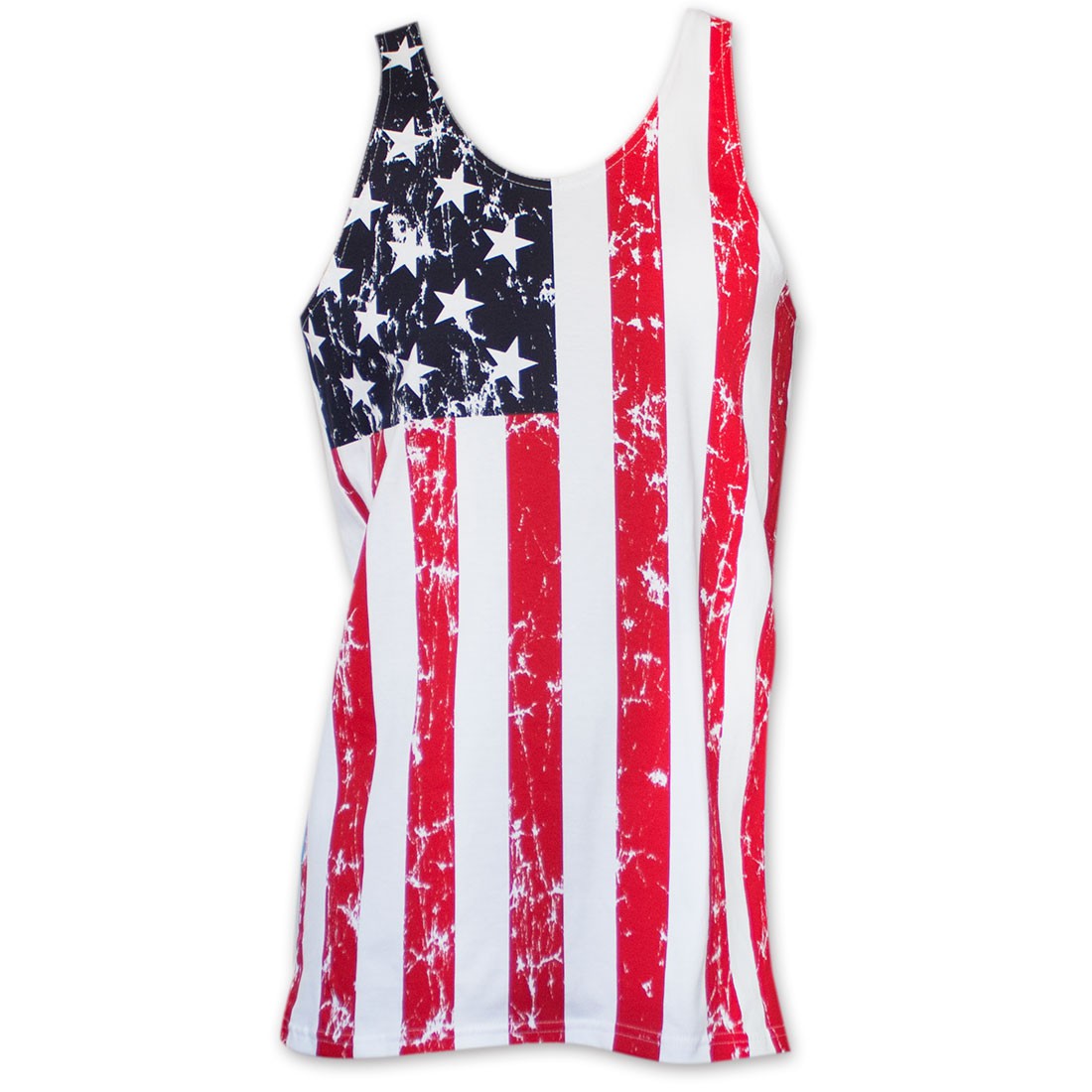 USA Men's Distressed Tank Top