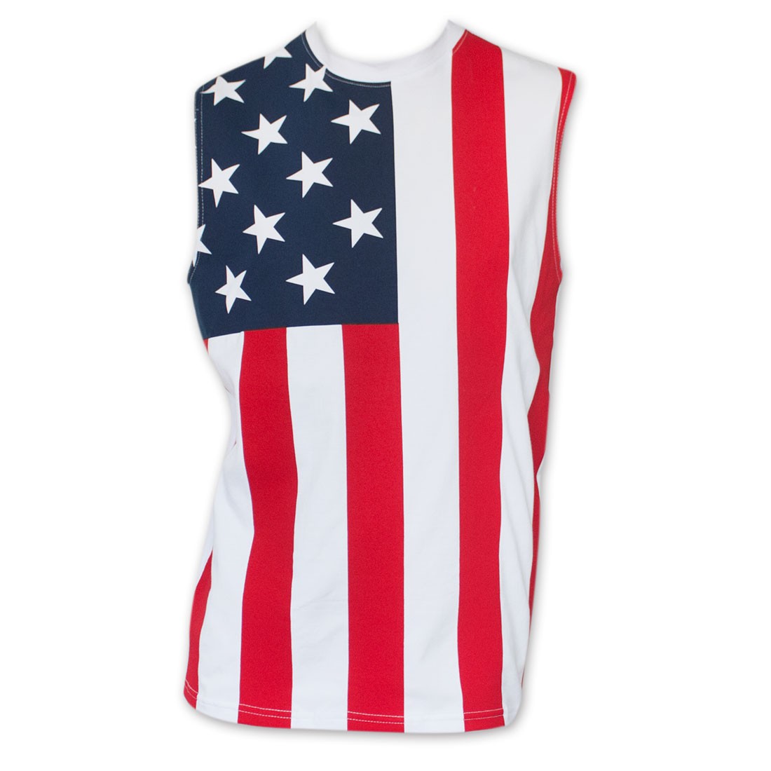 USA Patriotic Men's Flag Tank Top