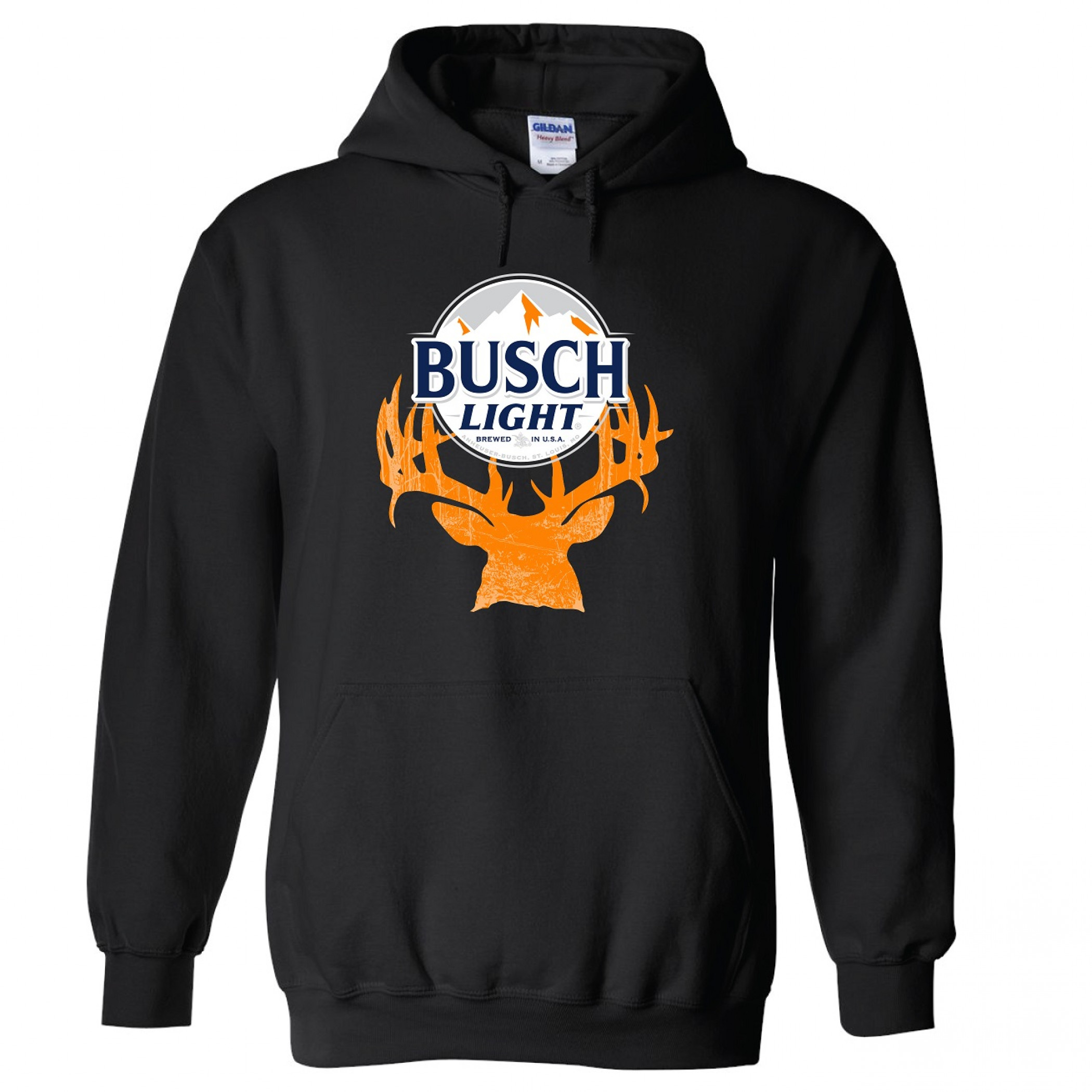 Busch Light Deer Antlers Hunter s Hoodie