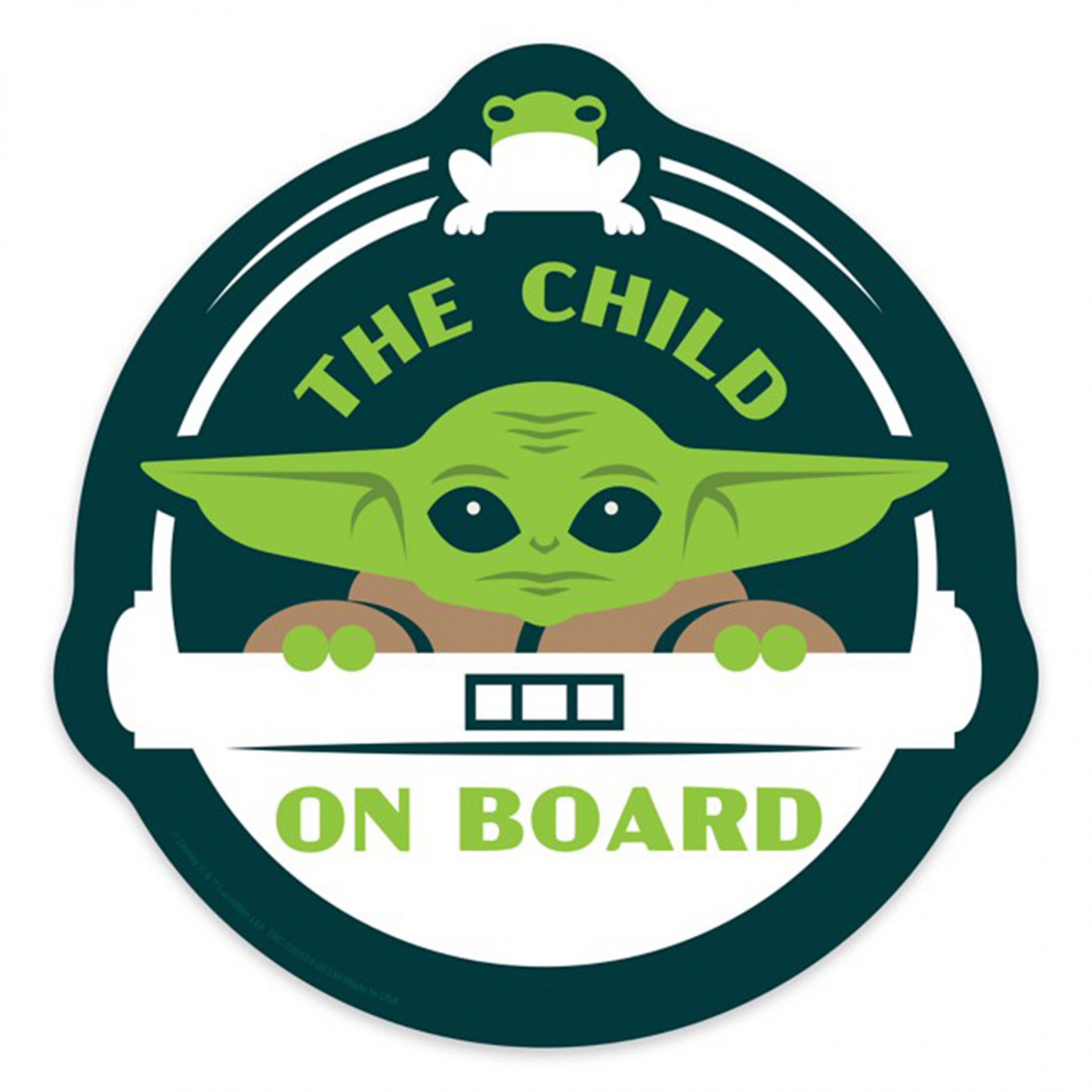 Star Wars The Mandalorian The Child Car Emblem