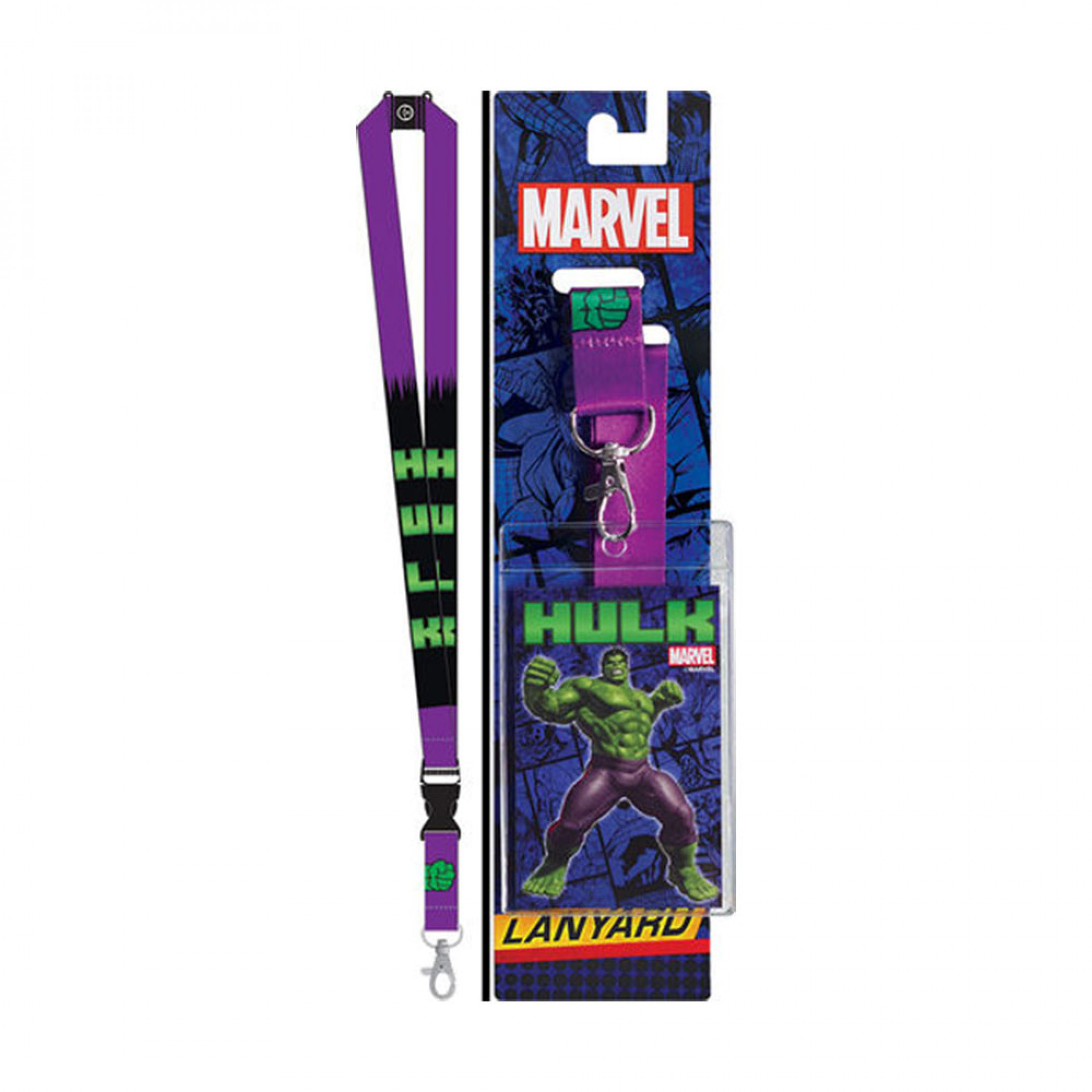 Incredible Hulk Purple Lanyard