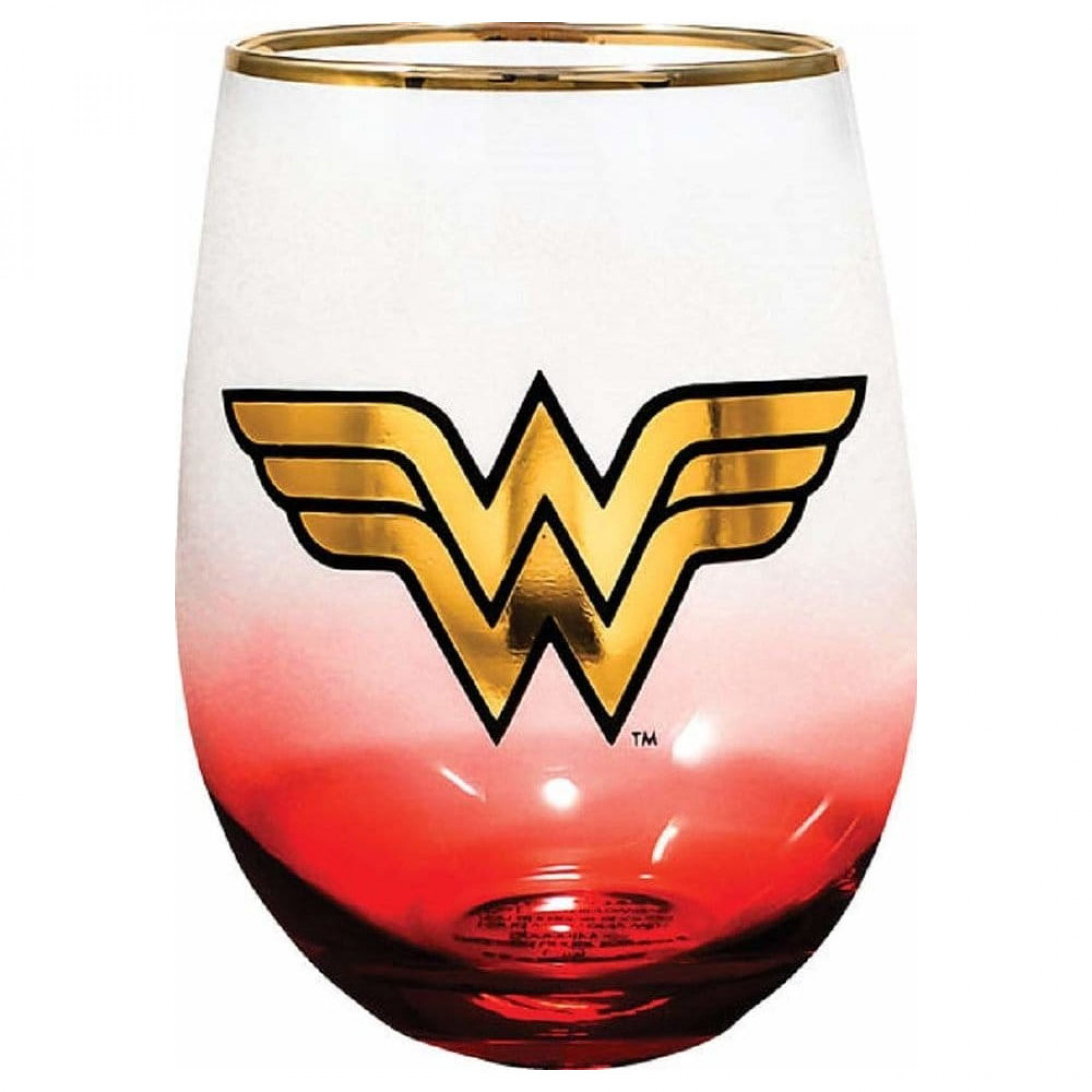 Wonder Woman Stemless Glass