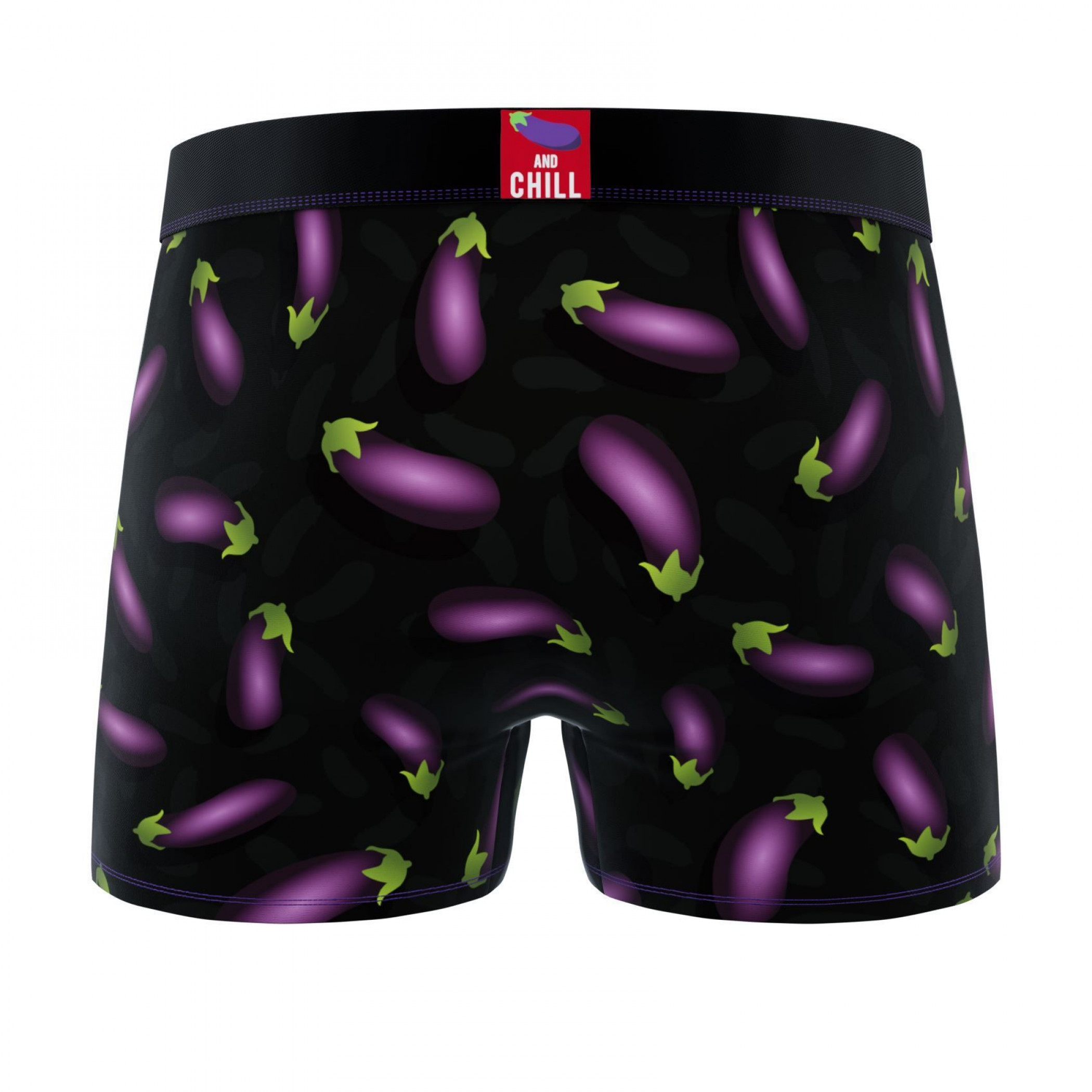 Eggplant Emoji Boxer Briefs