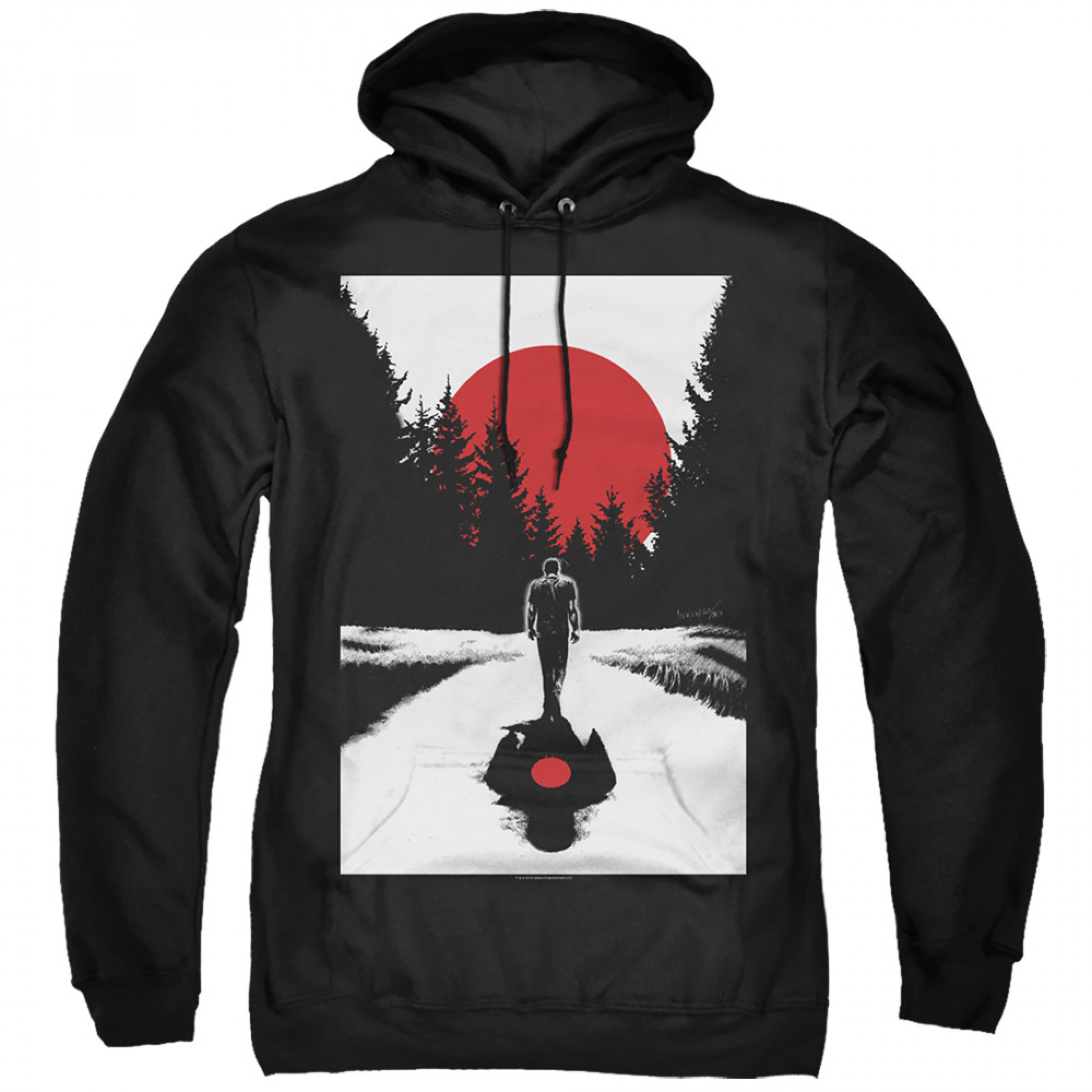 Bloodshot Woods Black Hoodie