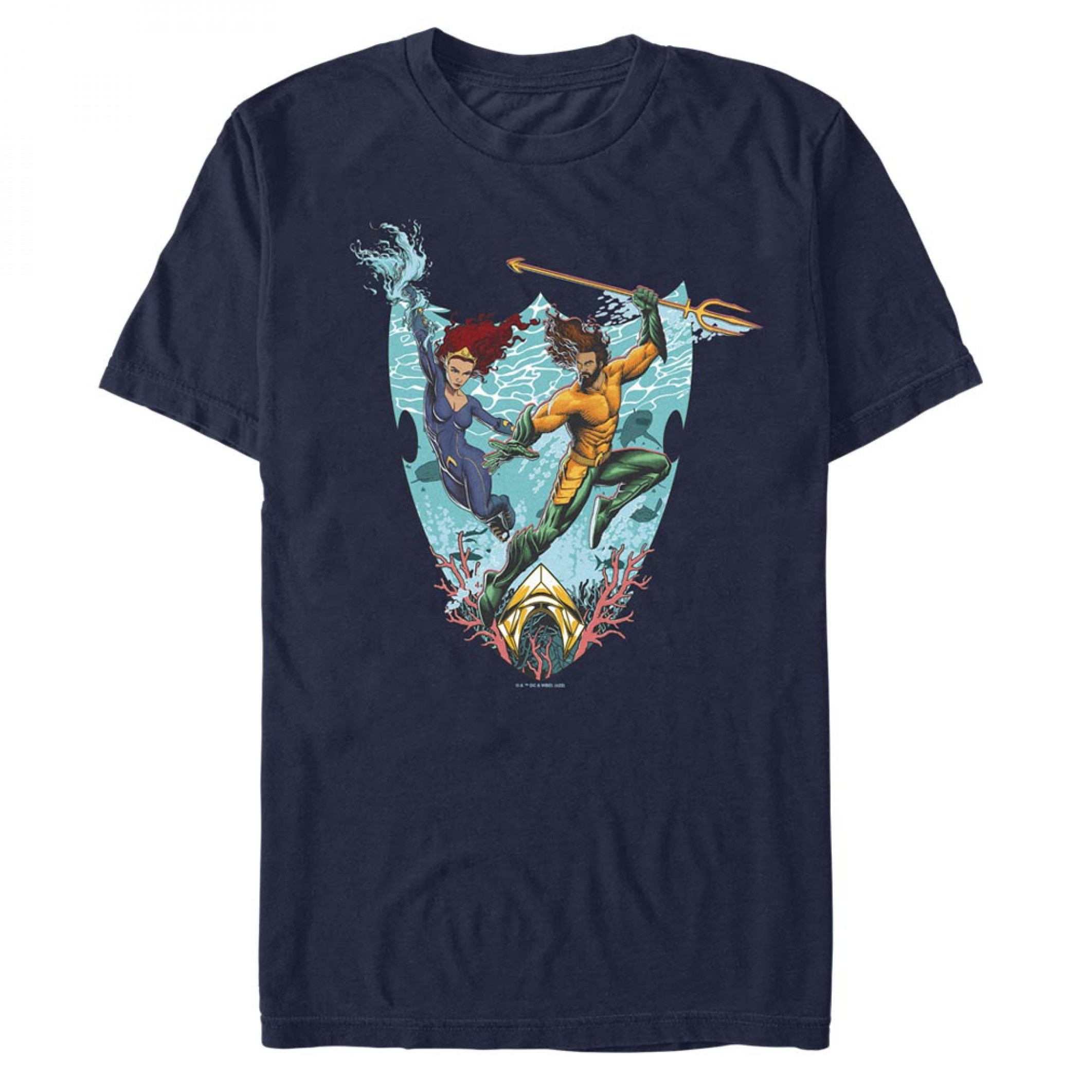 Aquaman and the Lost Kingdom Duo Deep in the Sea T-Shirt