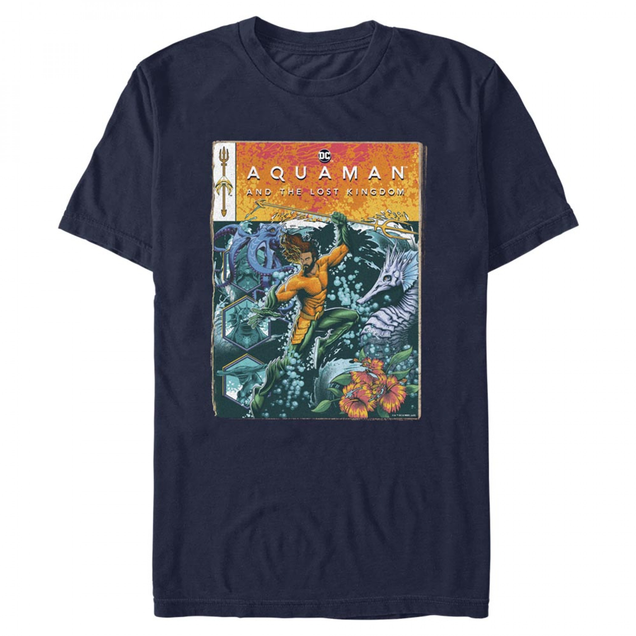 Aquaman and the Lost Kingdom Seahorse Spine T-Shirt