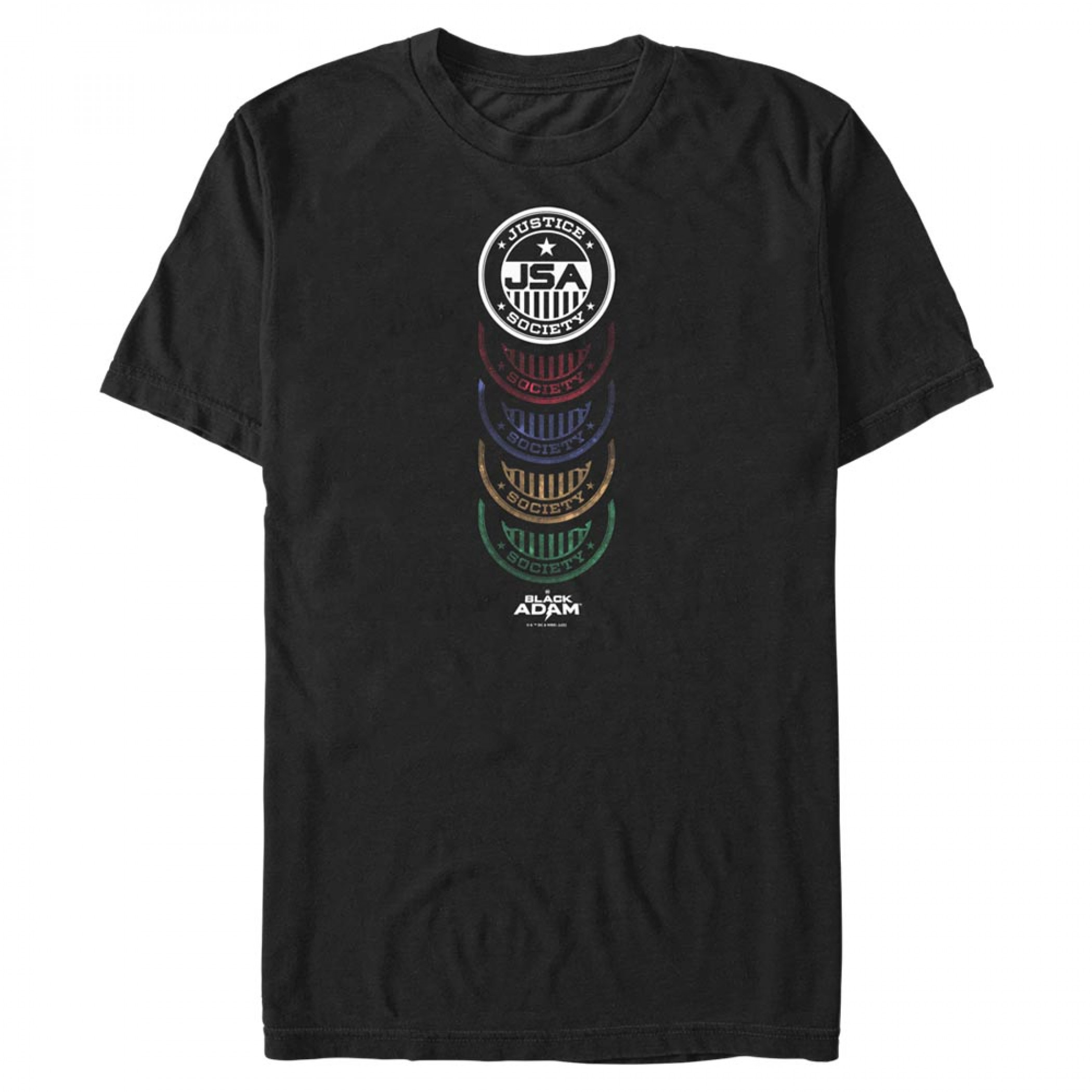 Black Adam Society Emblems T-Shirt