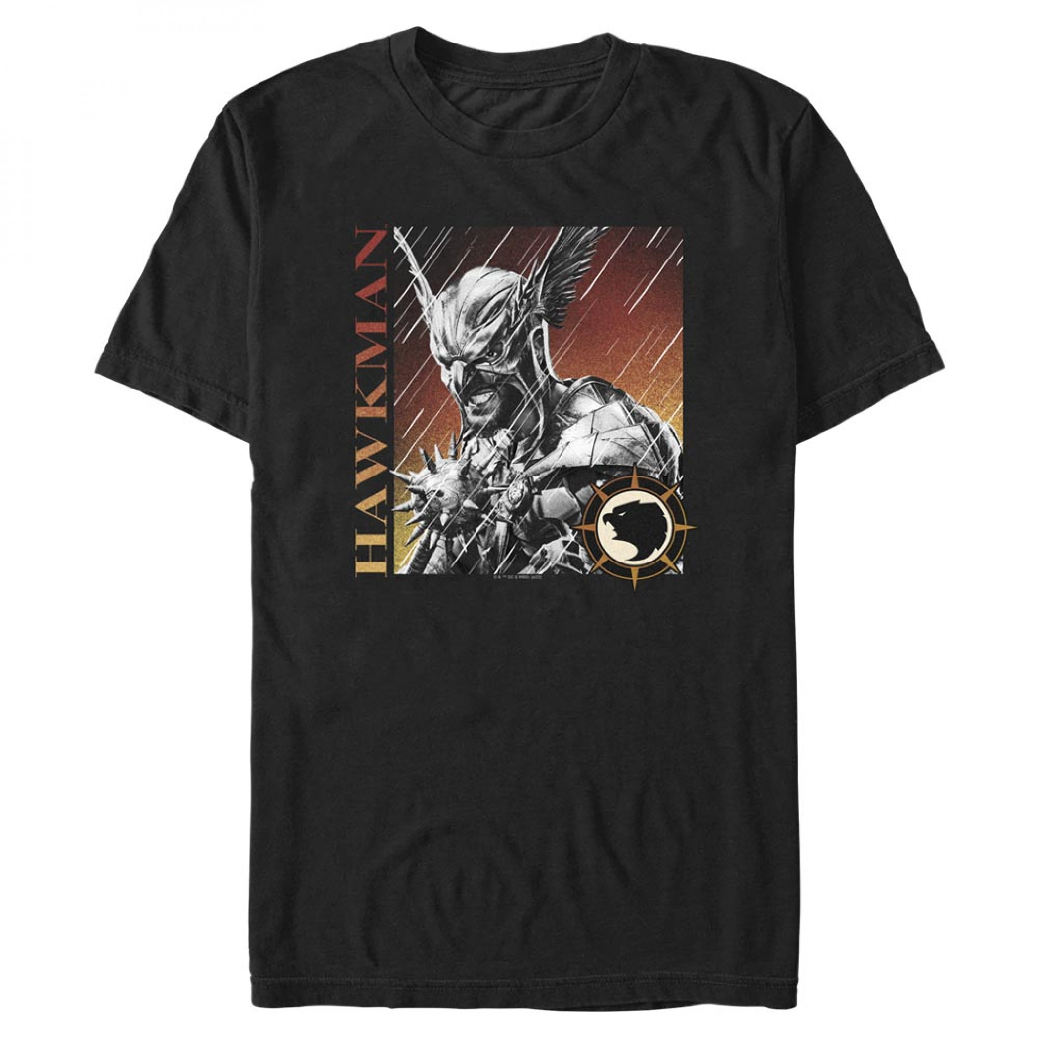 Black Adam Hawkman Grin T-Shirt
