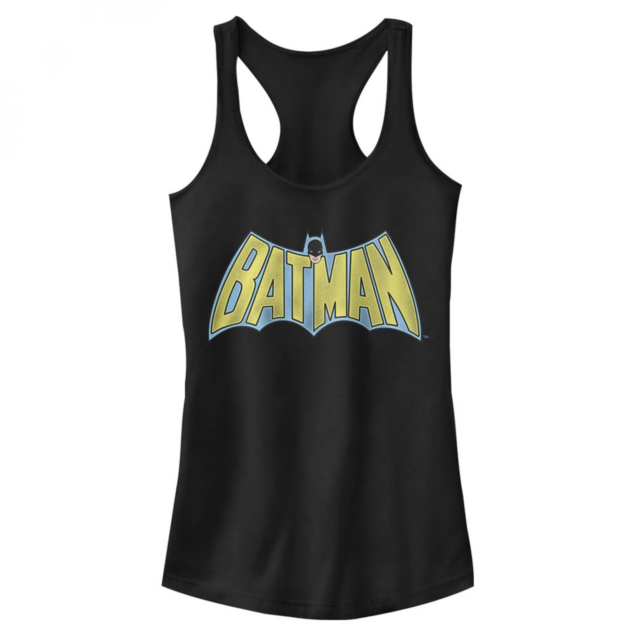 Batman Vintage Logo Junior's Racerback Tank