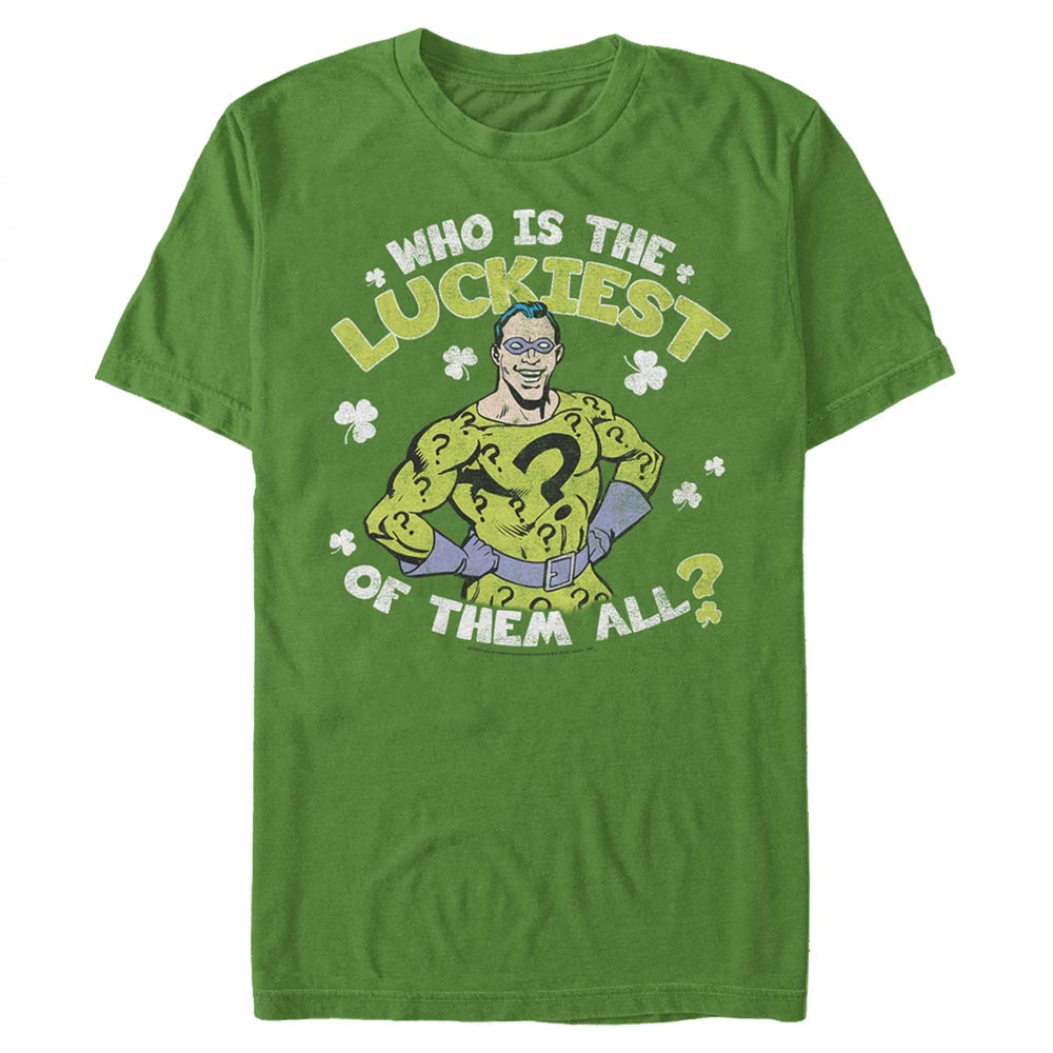 The Riddler Who Is The Luckiest Of Them All St. Patrick's Day T-Shirt