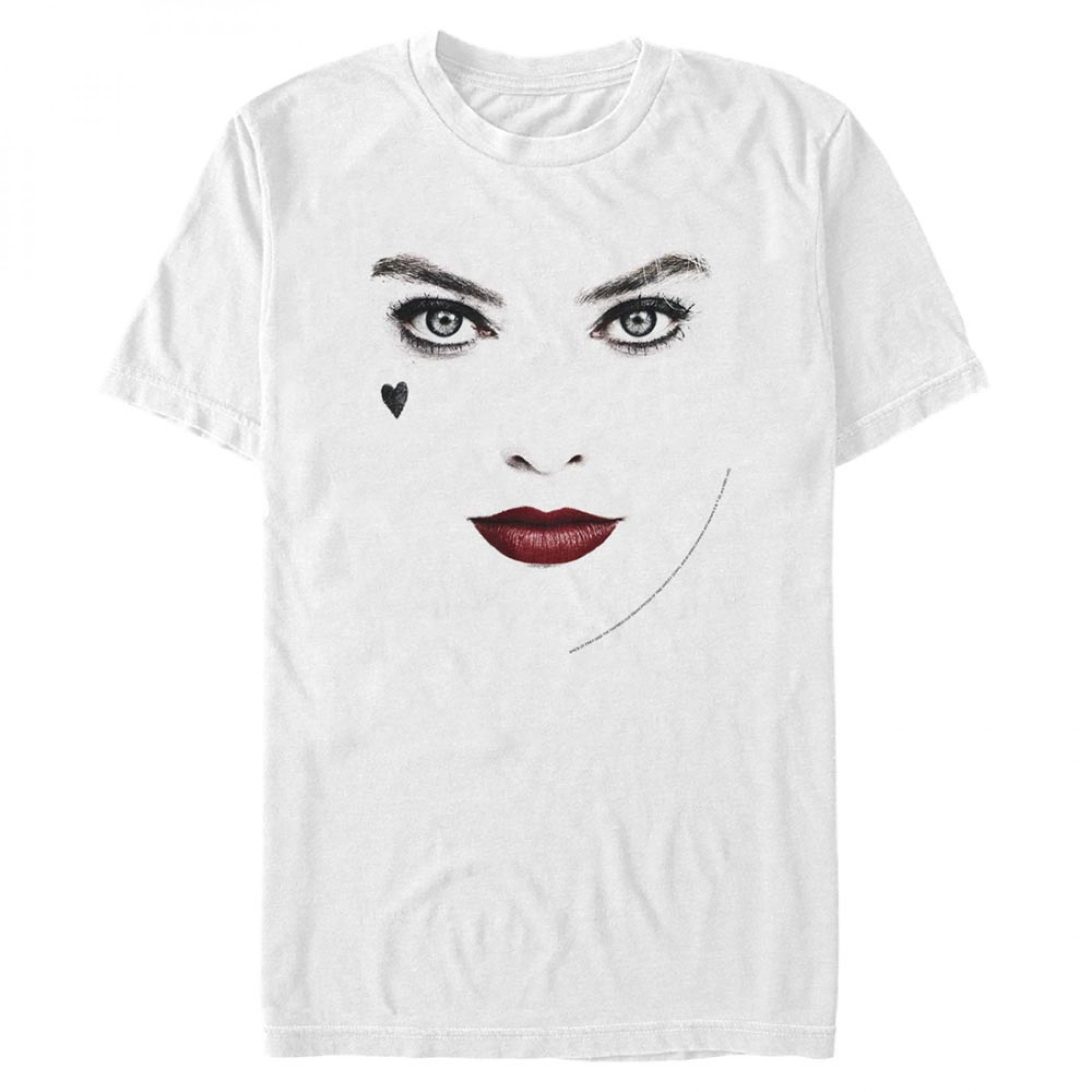 Harley Quinn Birds of Prey Face White T-Shirt