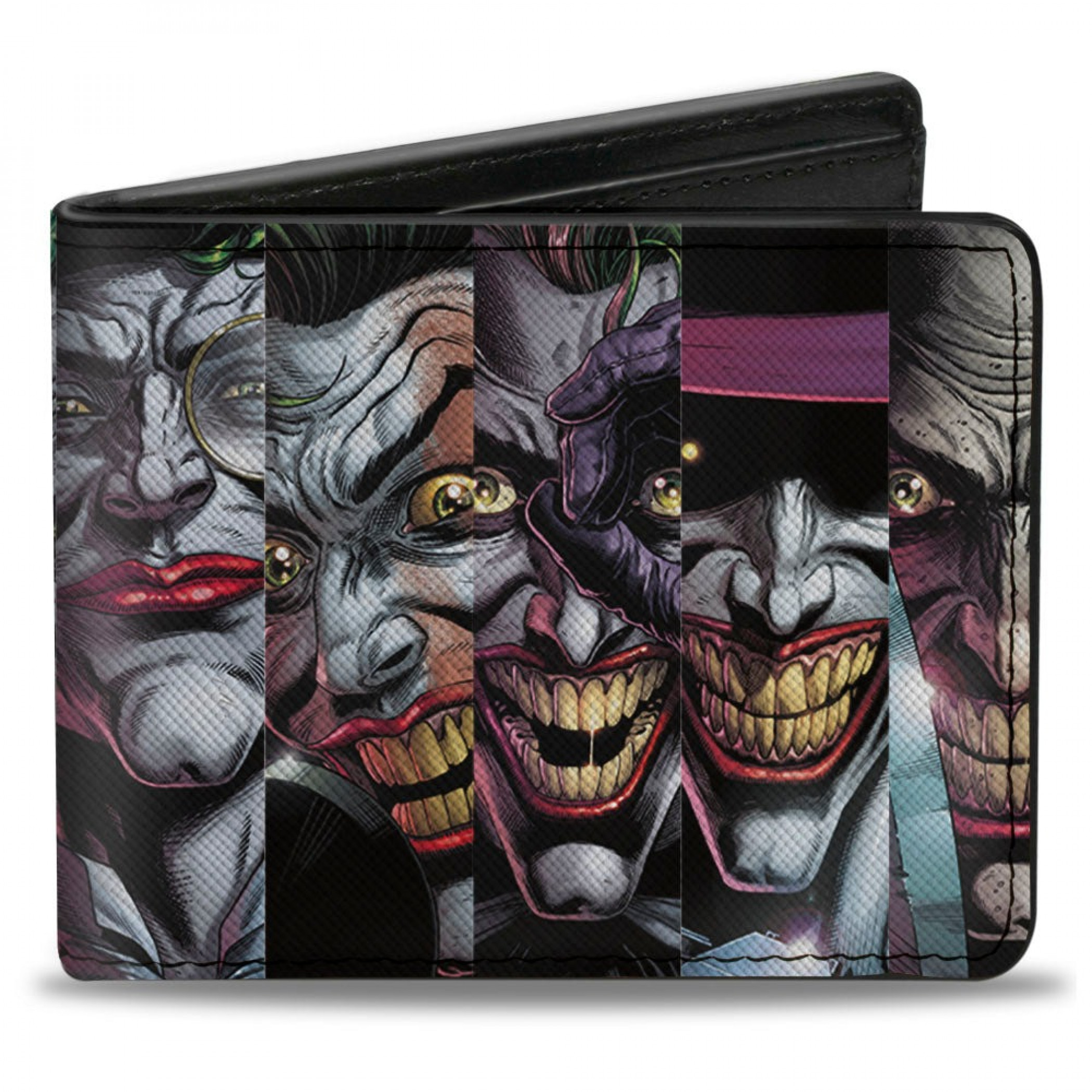 The Joker 10-Comic Book Cover Blocks Bi-fold Wallet