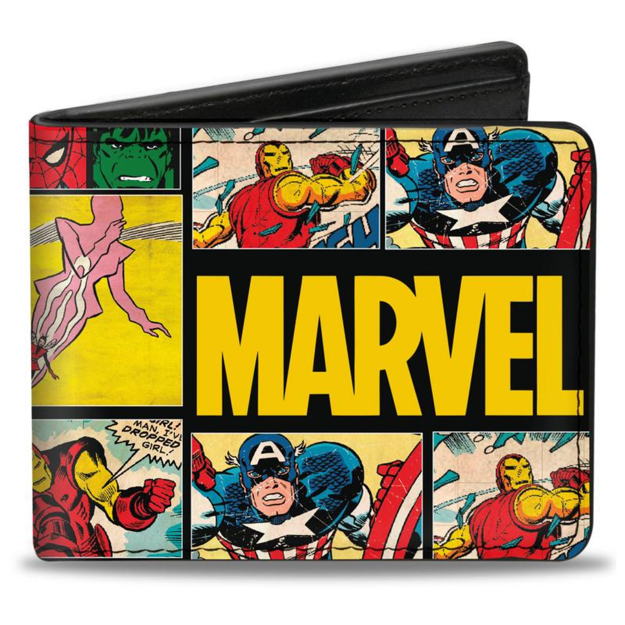 Marvel Comics Retro Panel Bi Fold Wallet