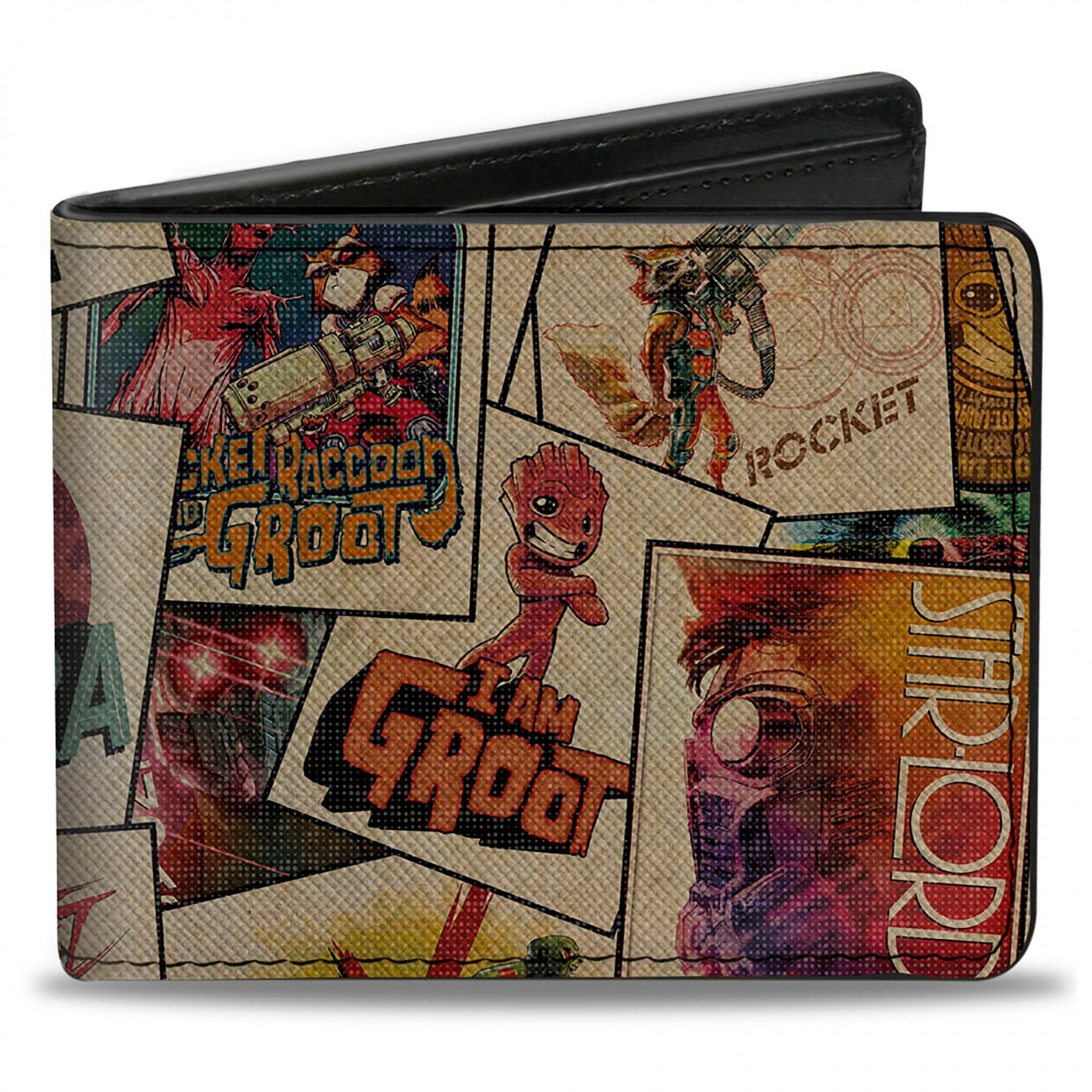 Guardians of The Galaxy Character Posters Bi-Fold Wallet