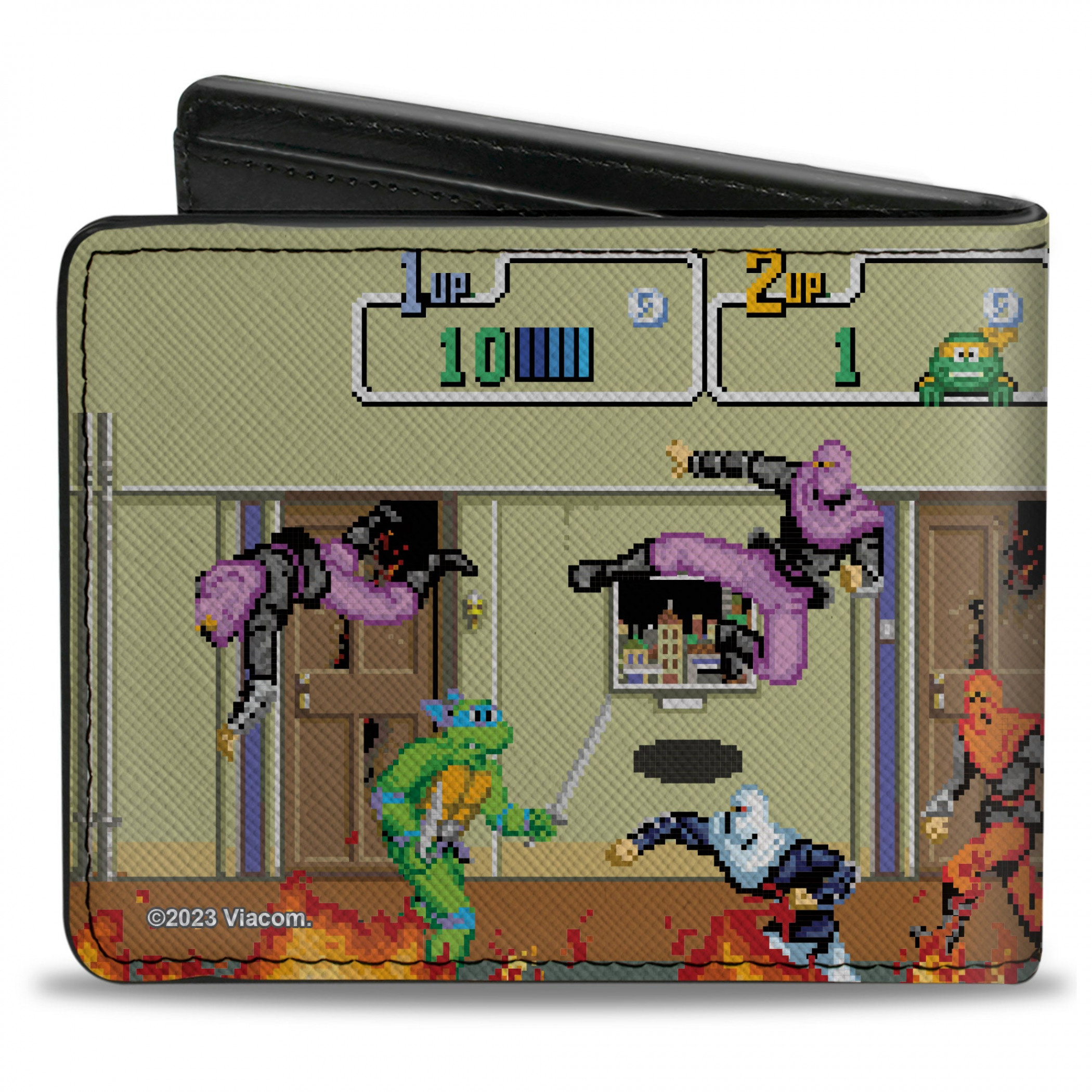 Teenage Mutant Ninja Turtles 8-Bit Battle Bi-Fold Wallet