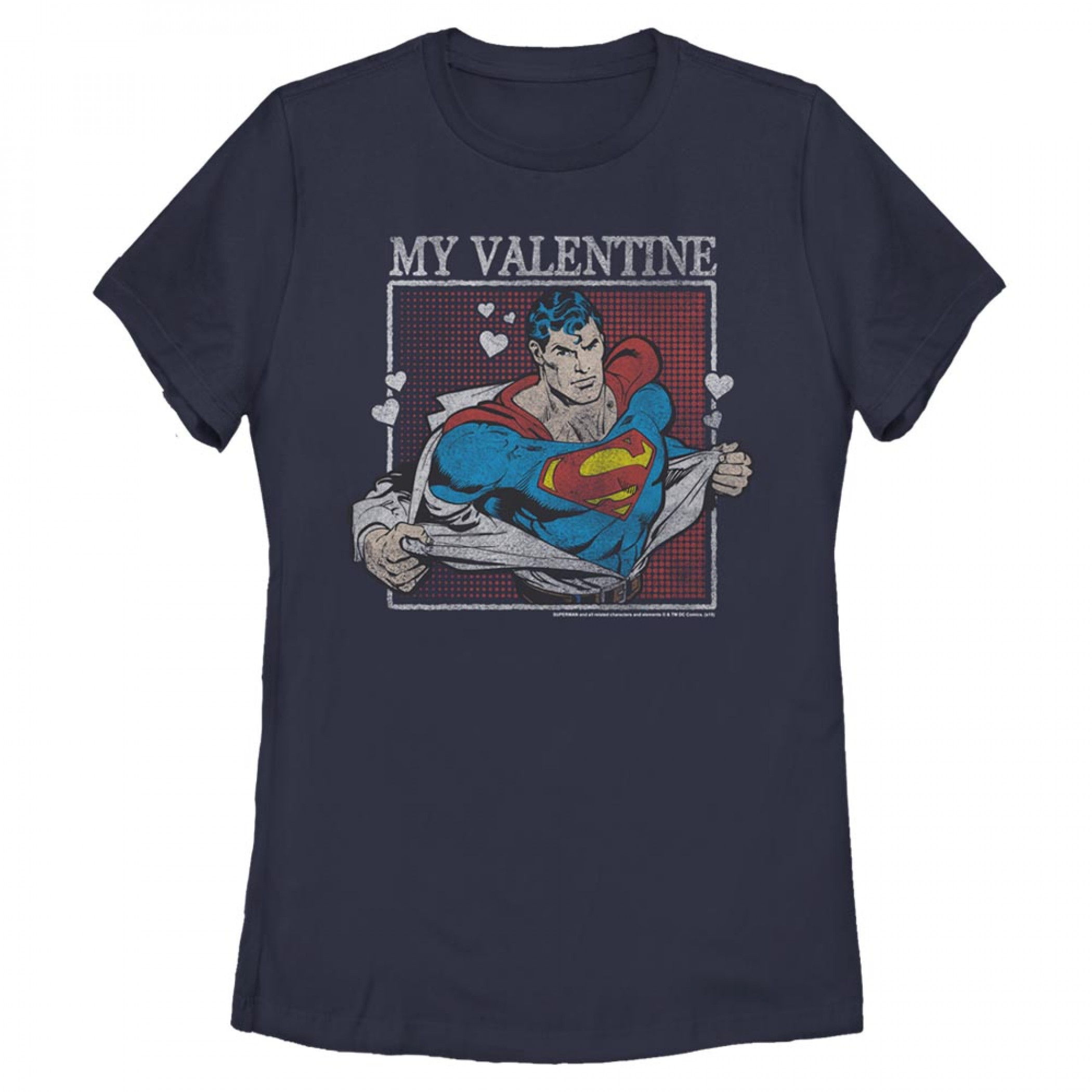 DC Comics Superman My Valentine Juniors T-Shirt