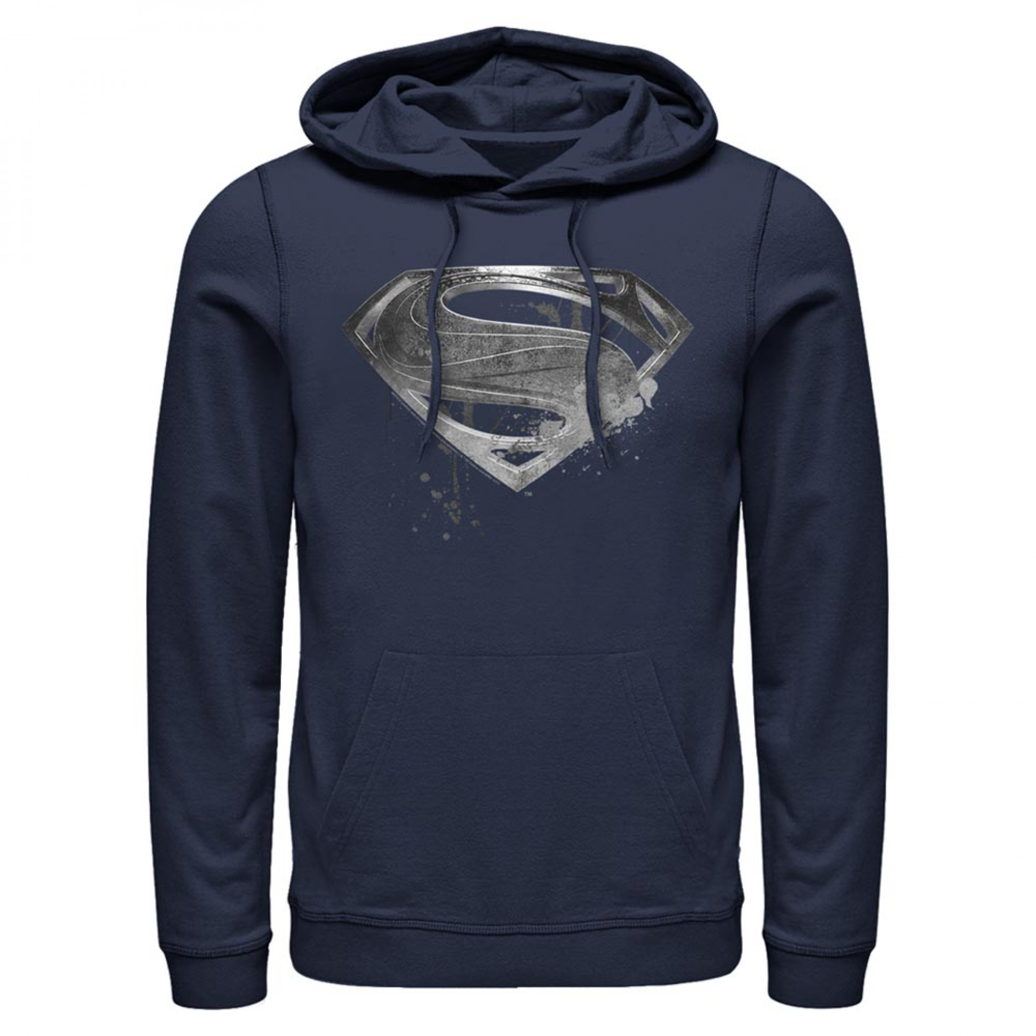 Superman Man Of Steel Logo Hoodie