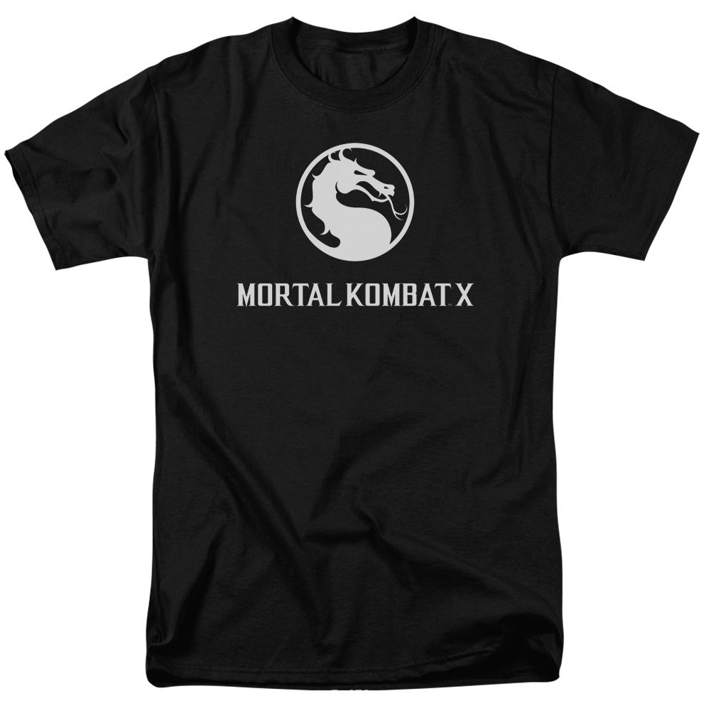 Mortal Kombat X Dragon Logo Black T-Shirt