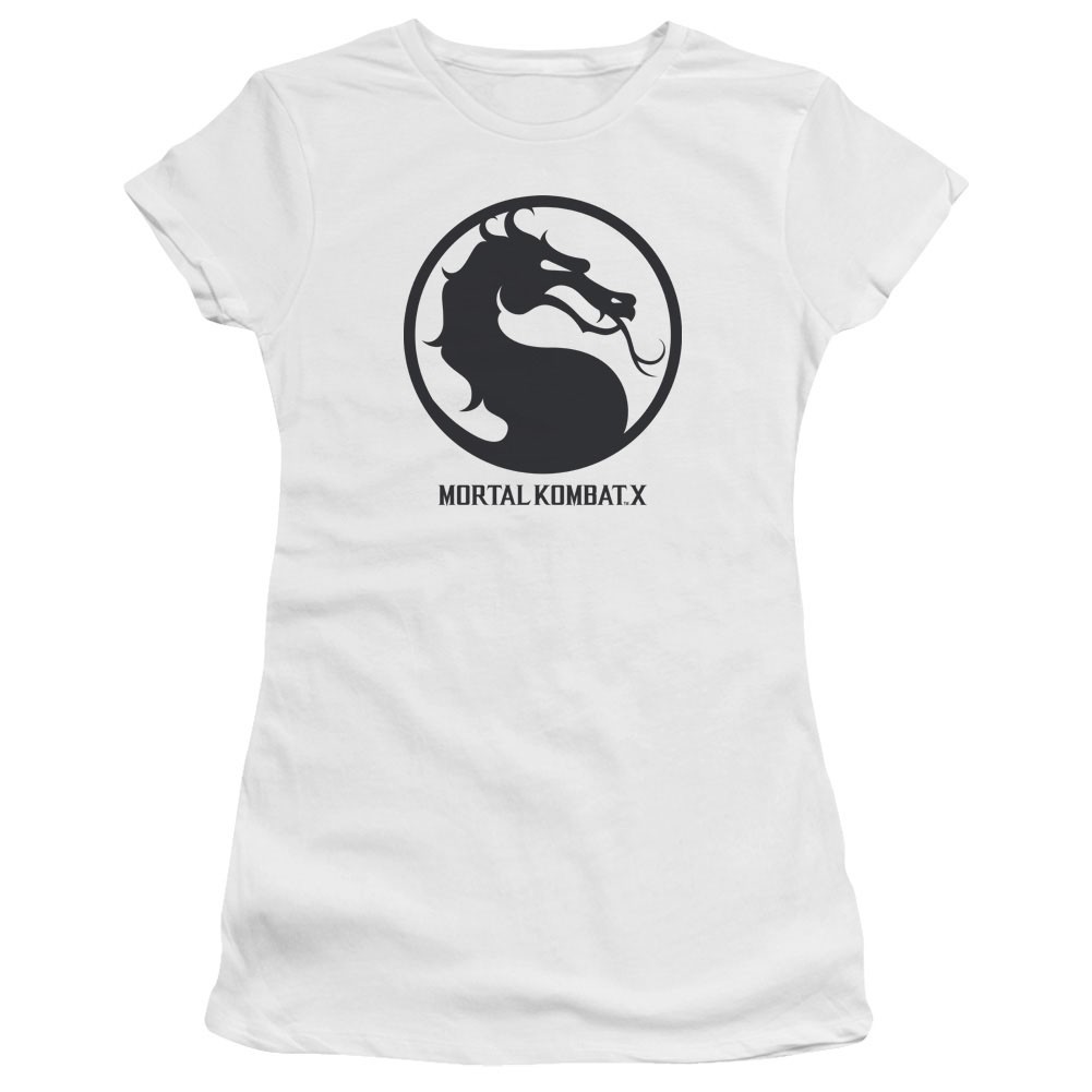 Mortal Kombat X Seal White Juniors T-Shirt