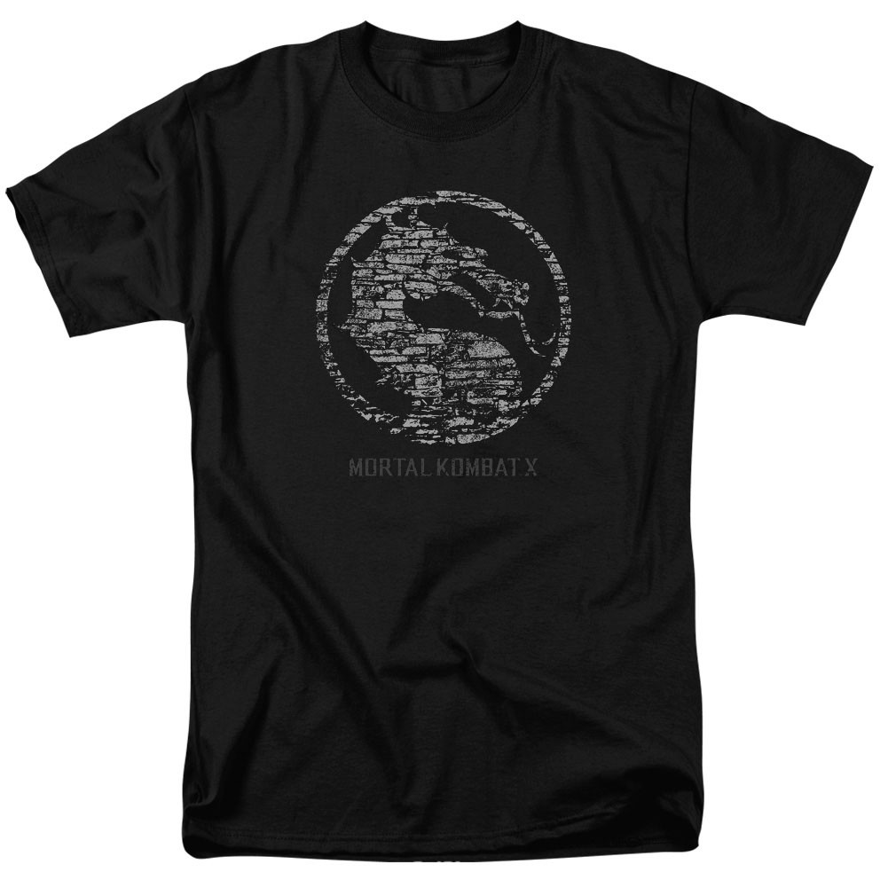 Mortal Kombat X Stone Seal Black T-Shirt