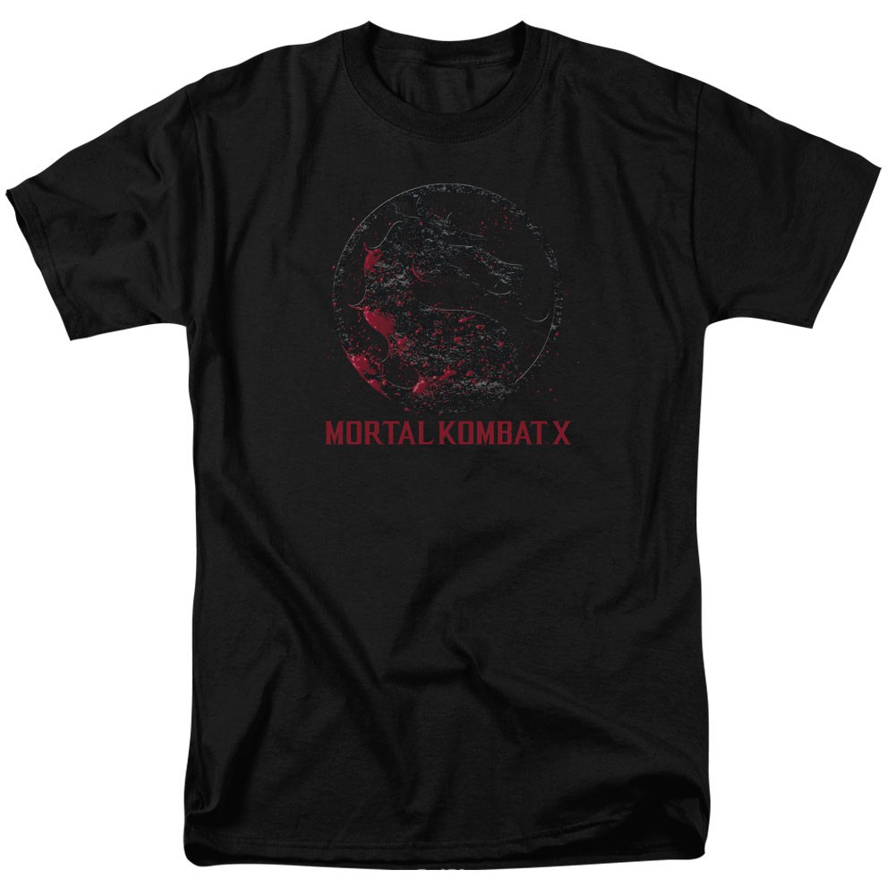 Mortal Kombat X Bloody Seal Black T-Shirt