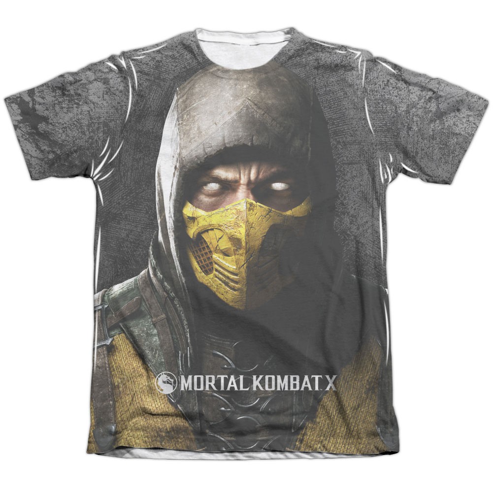 Mortal Kombat X Finish Him White Sublimation T-Shirt