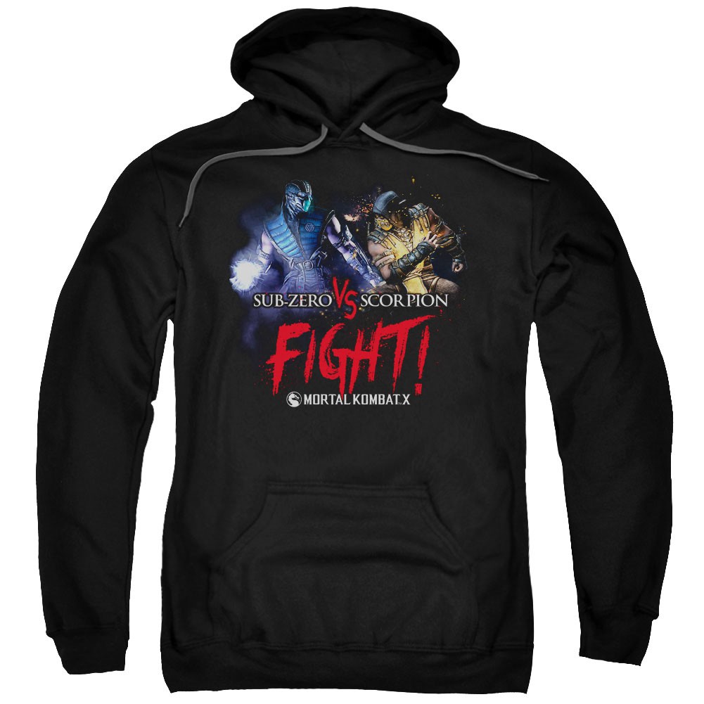 Mortal Kombat X Fight Black Pullover Hoodie
