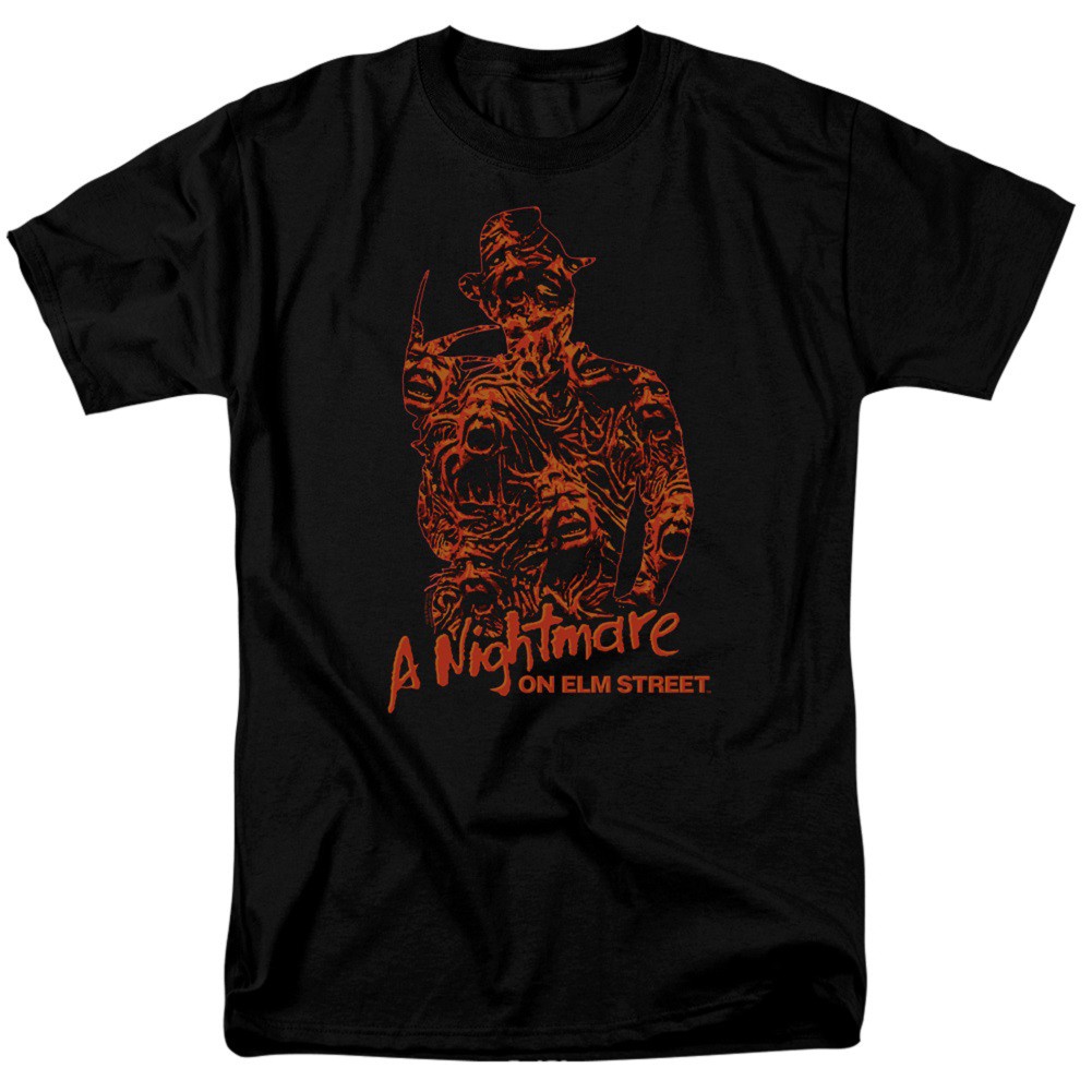 Nightmare On Elm Street Souls Men's Black T-Shirt