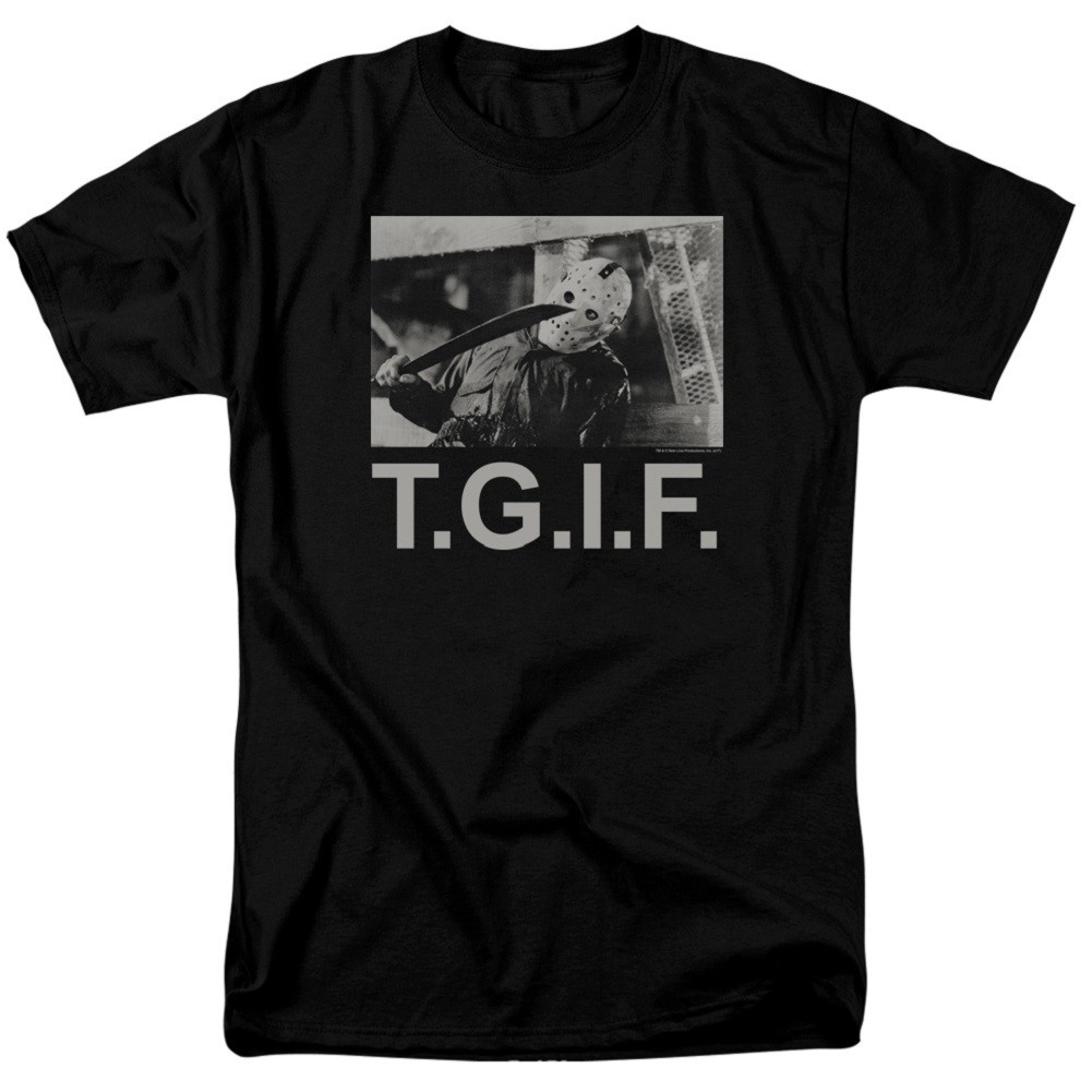 Friday The 13th TGIF Men's Black T-Shirt