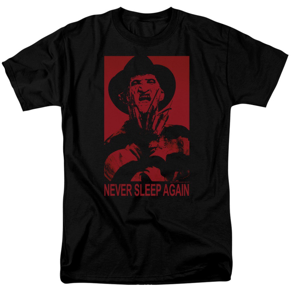 Nightmare On Elm Street Never Sleep Again Men's Black T-Shirt