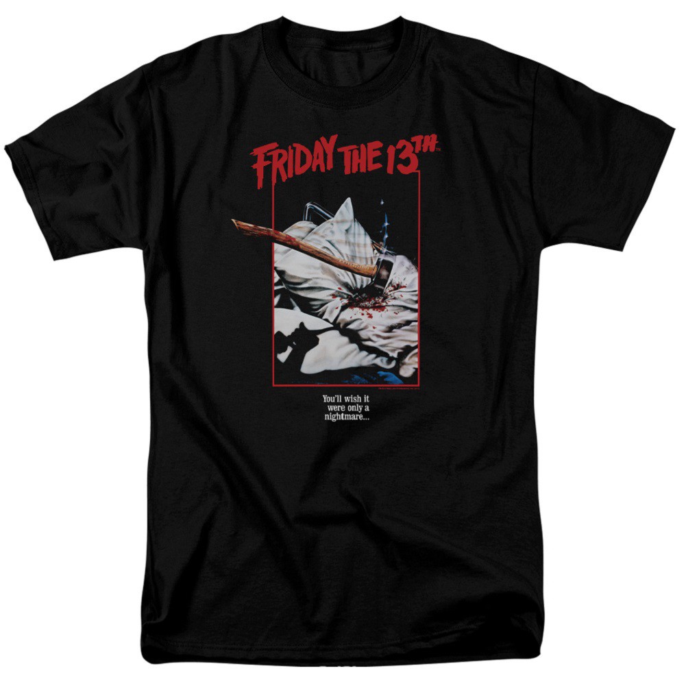 Friday The 13th Axe Poster Men's Black T-Shirt