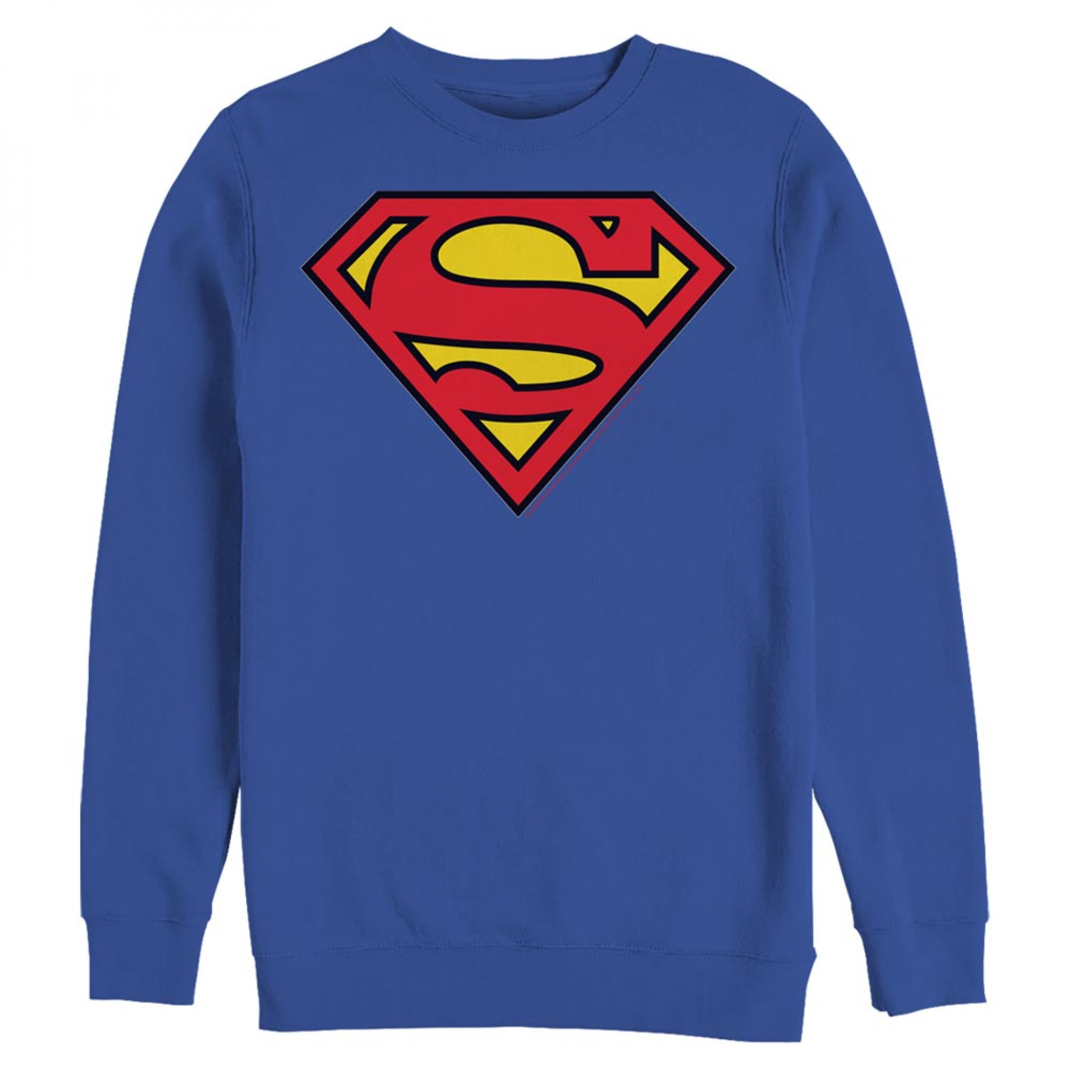 Superman Classic Logo Blue Sweatshirt