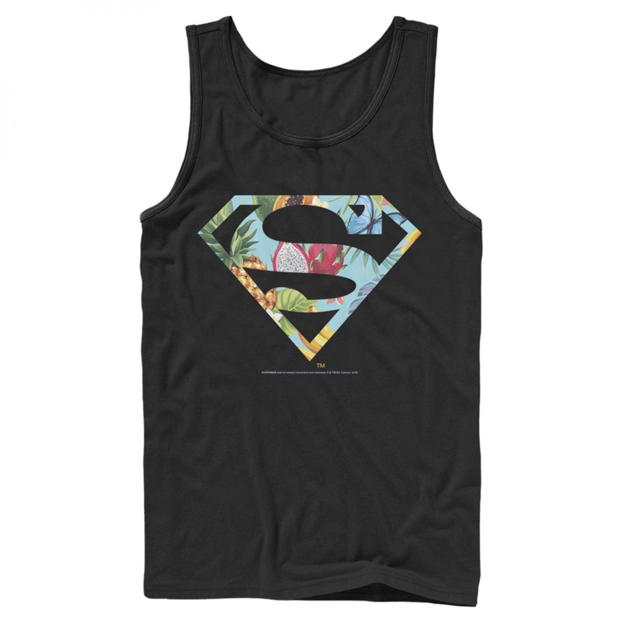 Superman Tropical Logo Men's Tank