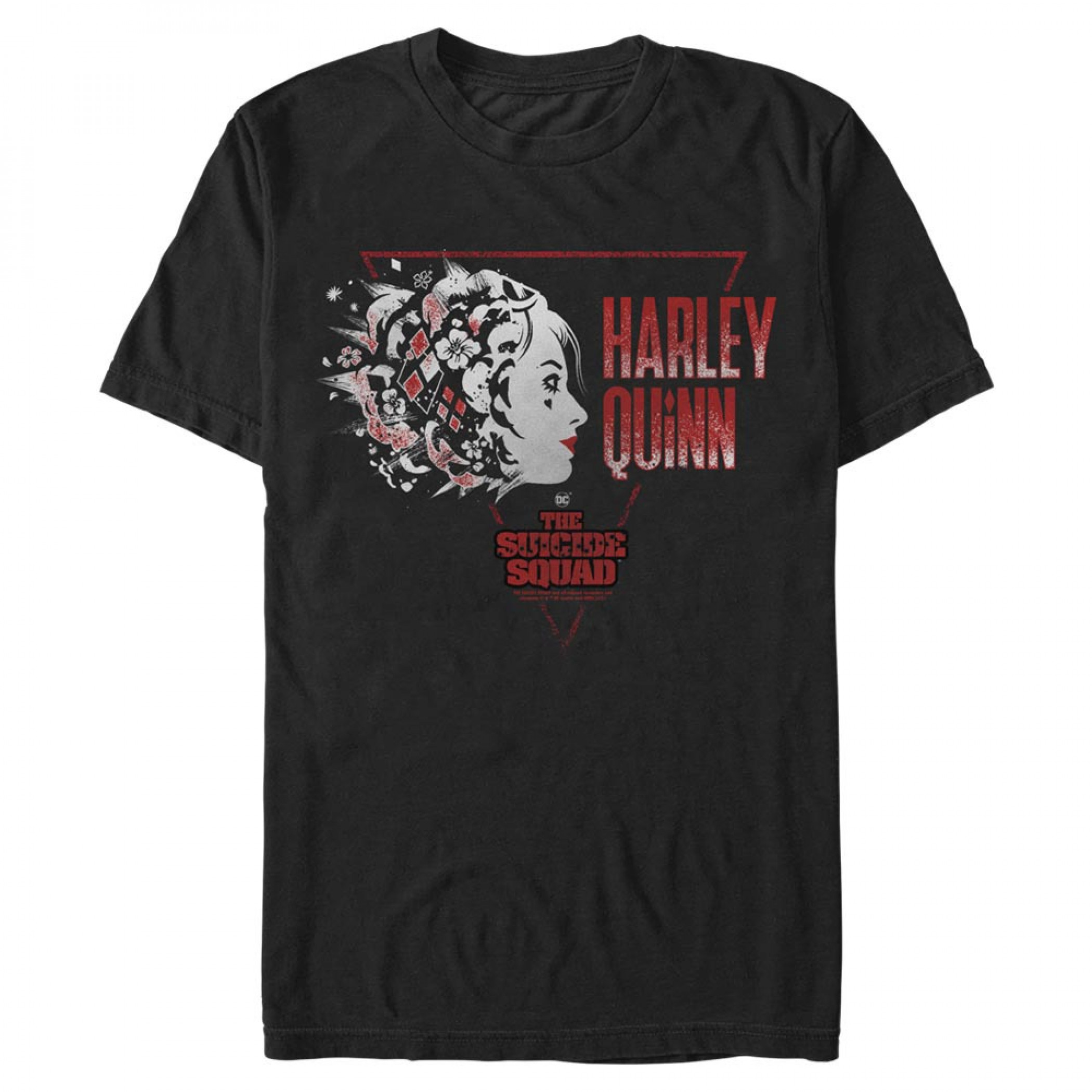 The Suicide Squad Harley Quinn Gummy Flowers Men's T-Shirt