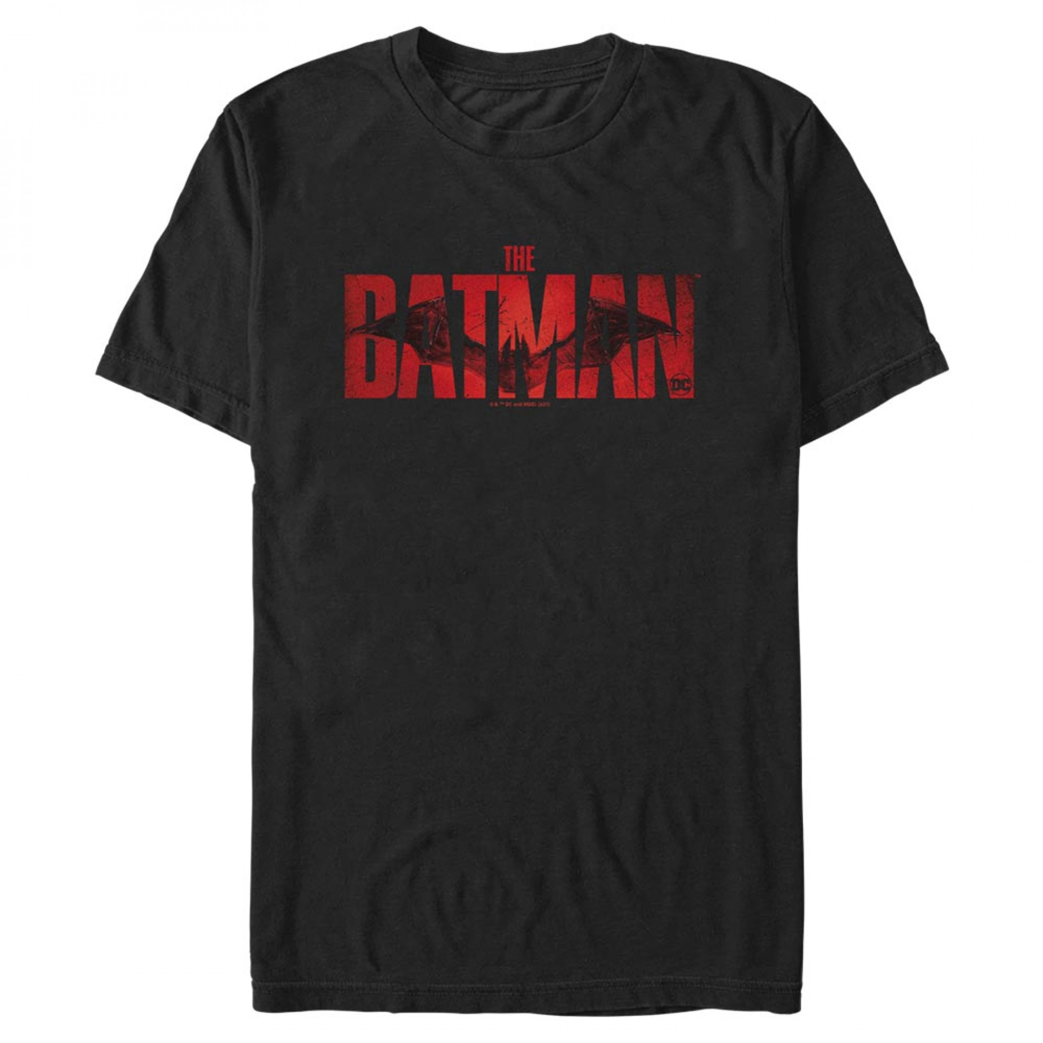 DC Comics The Batman Red Title Logo T-Shirt