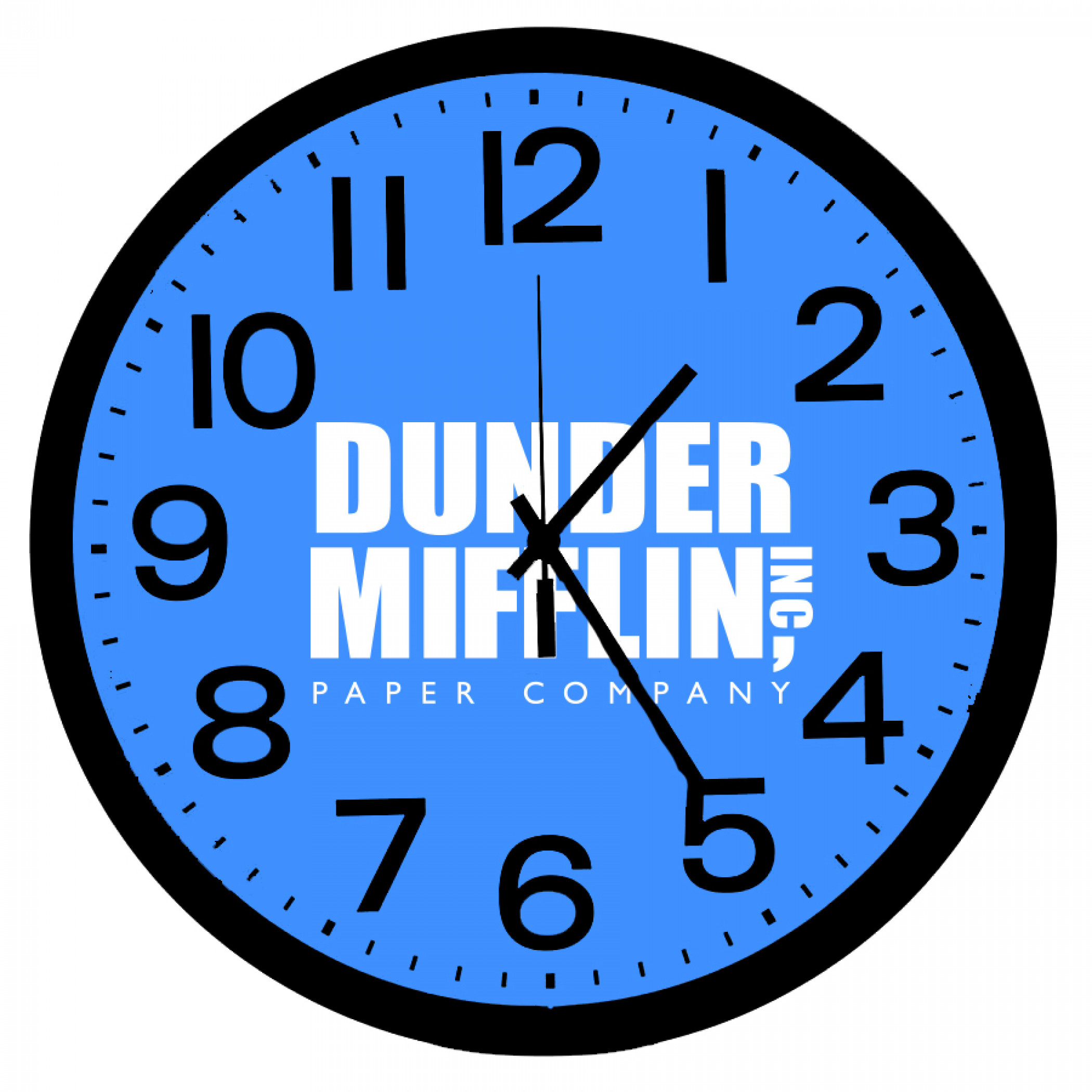 The Office Dunder Mifflin Paper Company Wall Clock