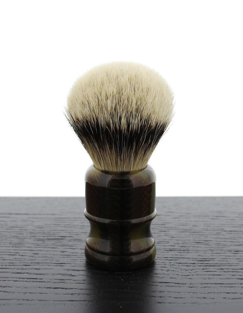 WCS Tortoiseshell Collection Torch Shaving Brush, Silvertip - West ...