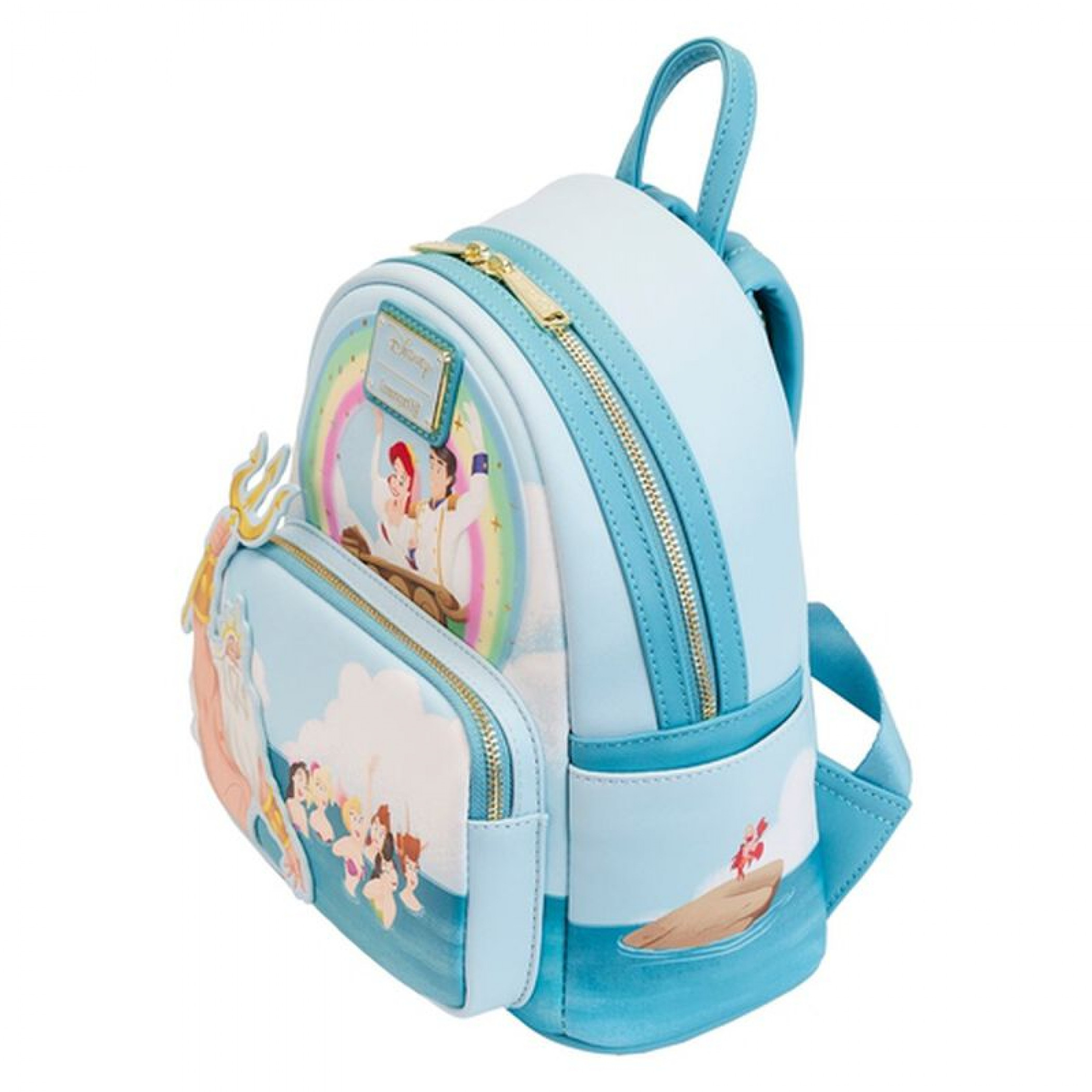 The Little Mermaid Triton's Gift Mini Backpack By Loungefly