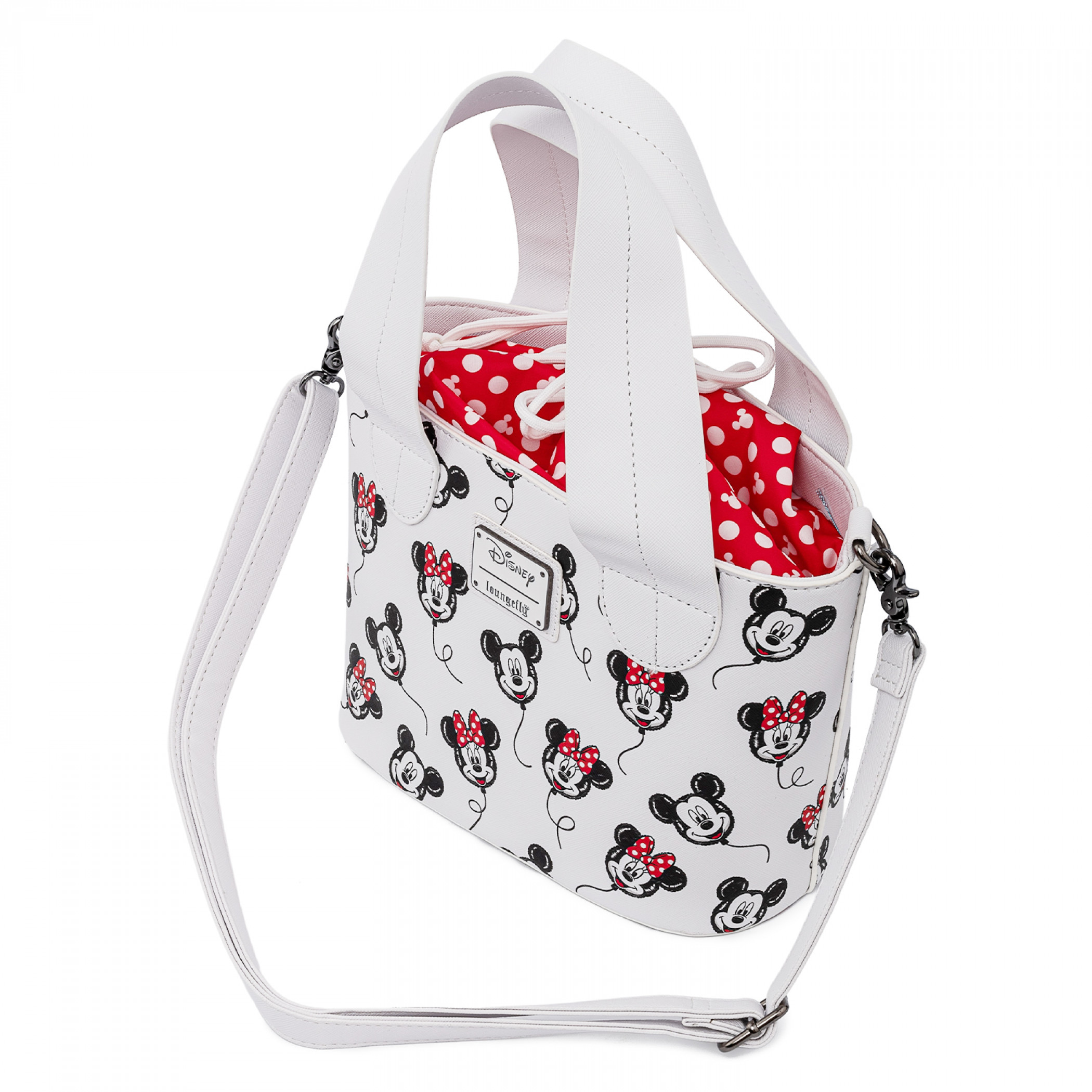 Disney Mickey and Minnie Mouse Balloons Handbag by Loungefly