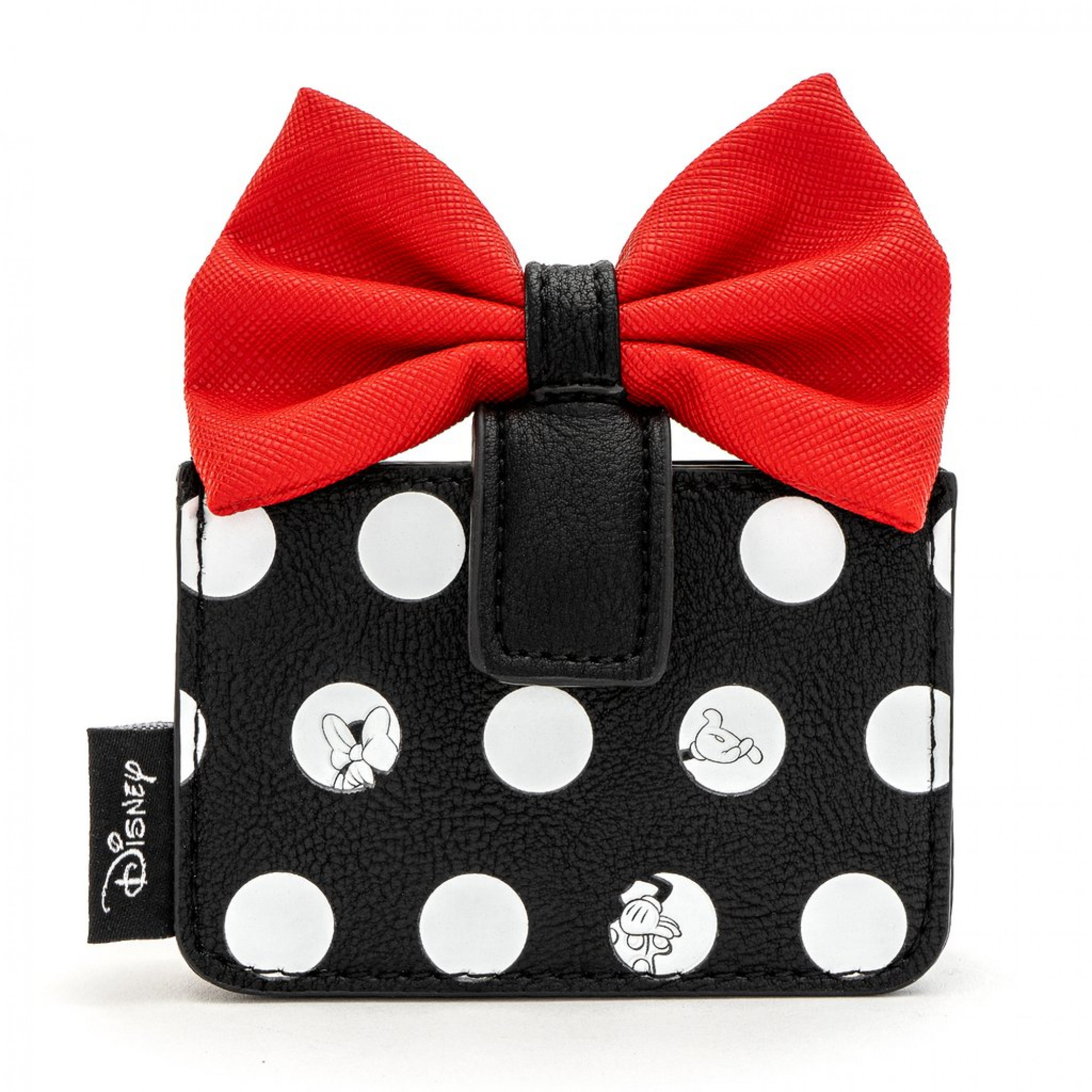 Disney Minnie Mouse Polka with Red Bow Card Holder Wallet
